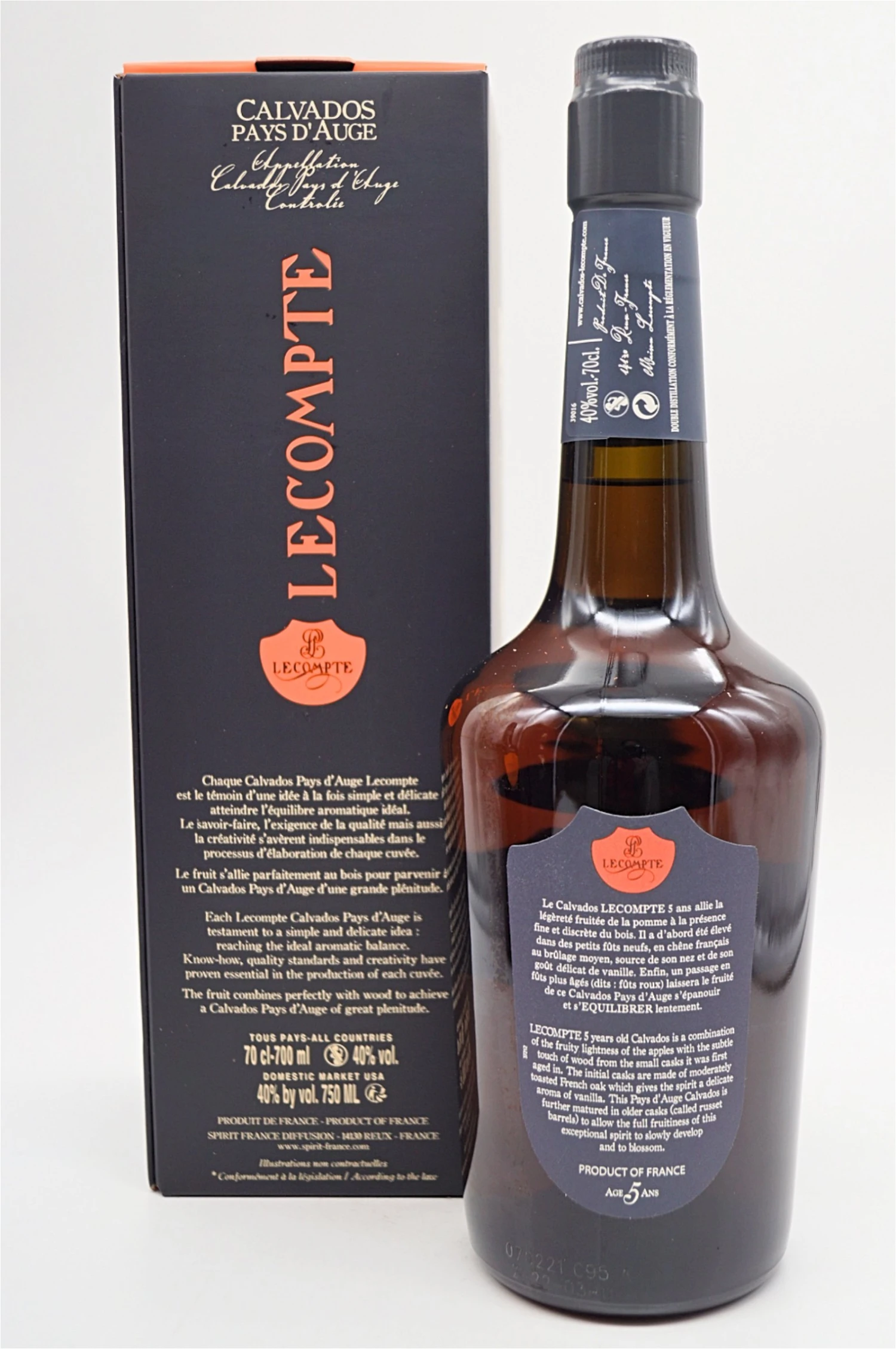 Lecompte - 5 Ans Calvados 4 Lecompte - 5 Ans Calvados - Image 2