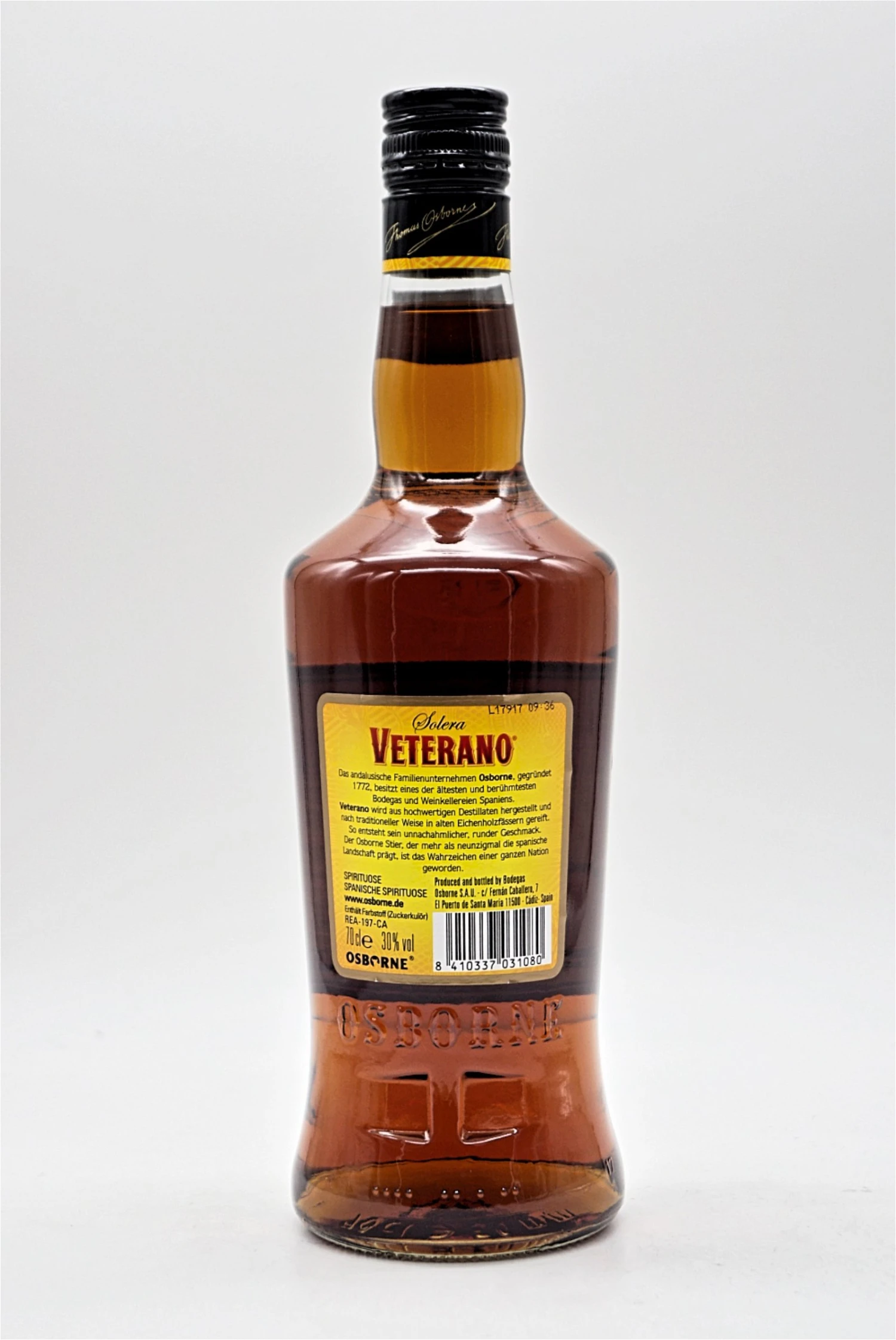 Osborne - Veterano Solera 4 Osborne - Veterano Solera - Image 2