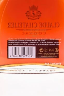 Claude Chatelier - XO Extra Fine Cognac 12 Claude Chatelier - XO Extra Fine Cognac -Der-Schnapsstodl dsc01656
