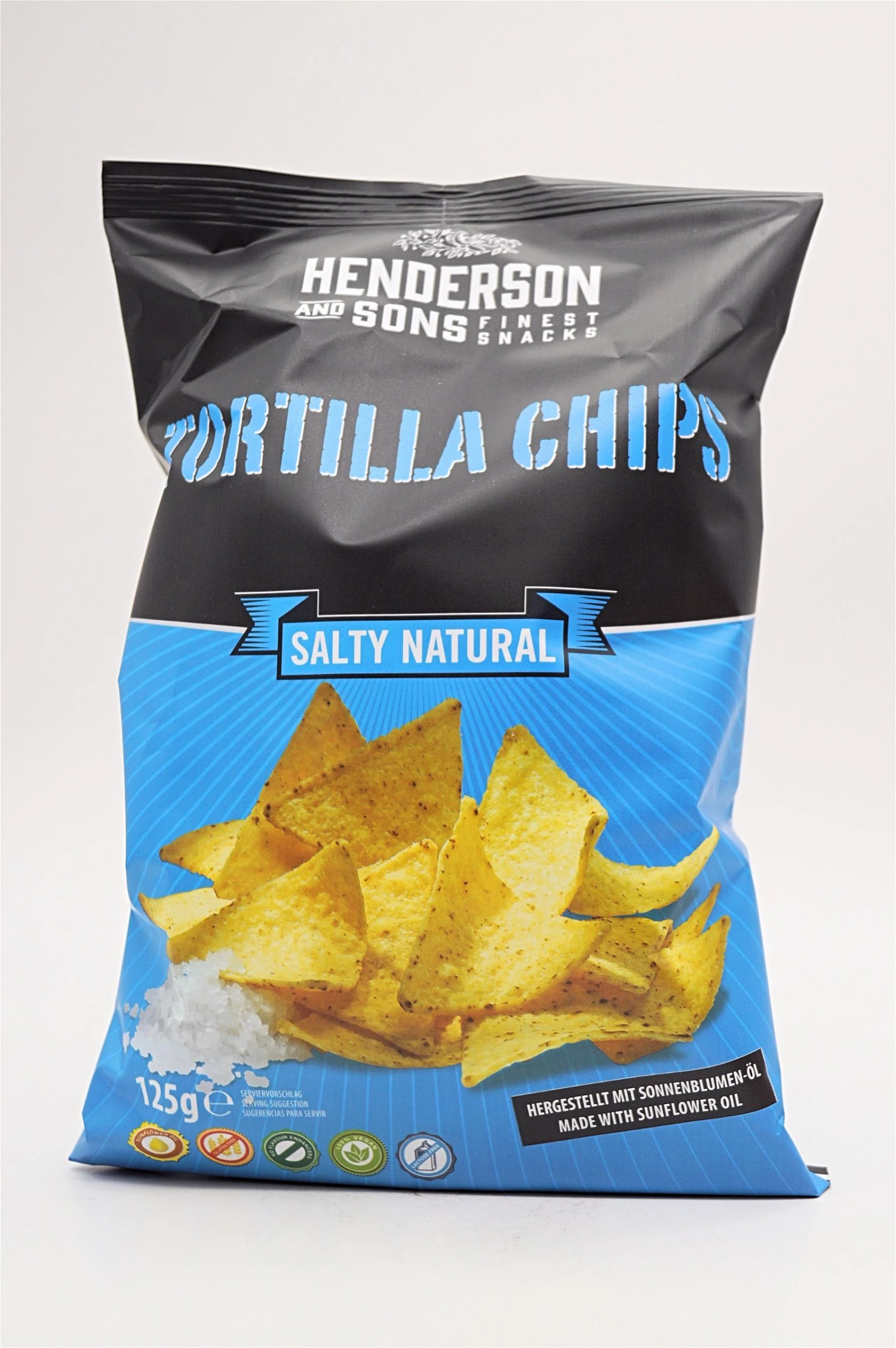 Henderson & Sons - Tortilla Chips Salty Natural 10x125g Sparset 4 Henderson & Sons - Tortilla Chips Salty Natural 10x125g Sparset - Image 2