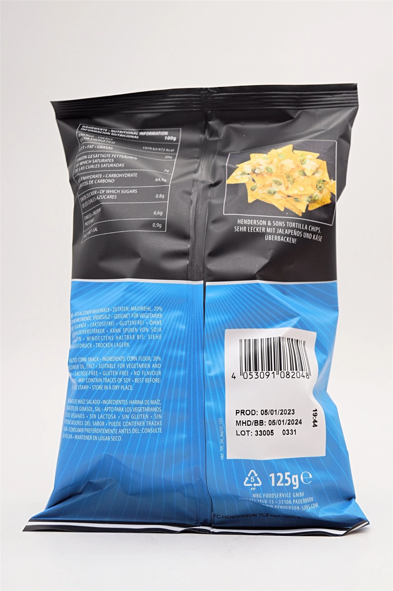 Henderson & Sons - Tortilla Chips Salty Natural 10x125g Sparset 5 Henderson & Sons - Tortilla Chips Salty Natural 10x125g Sparset - Image 3