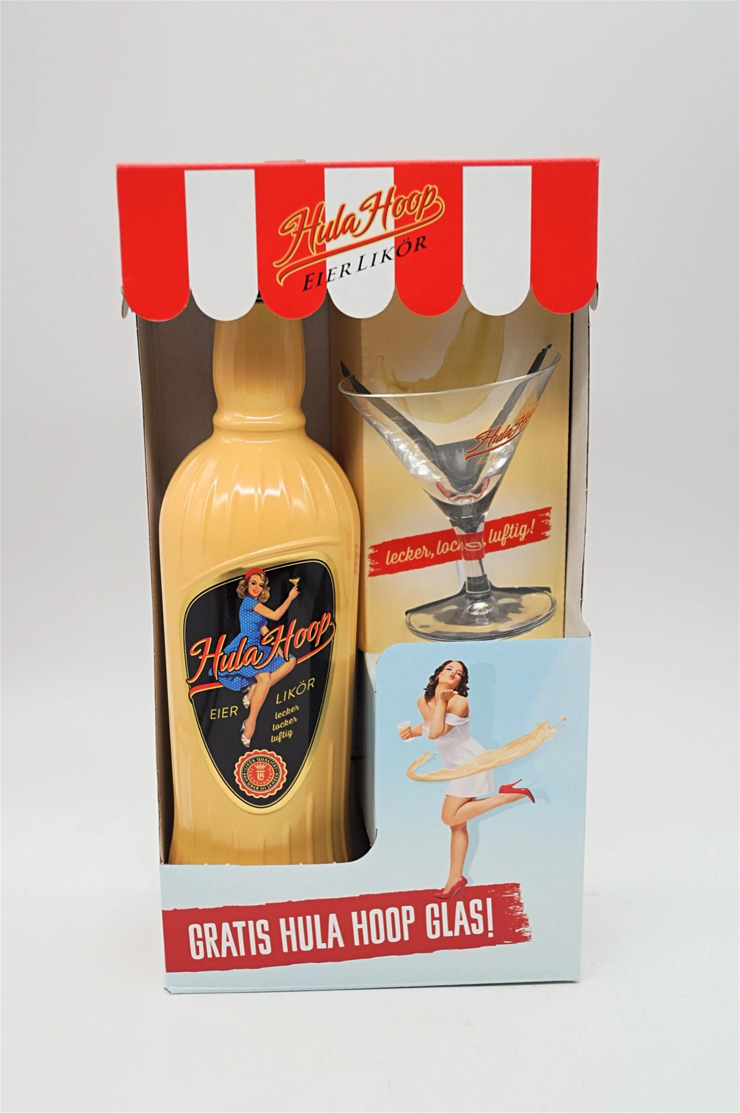 Hula Hoop - Eierlikör + Glas 3 Hula Hoop - Eierlikör + Glas