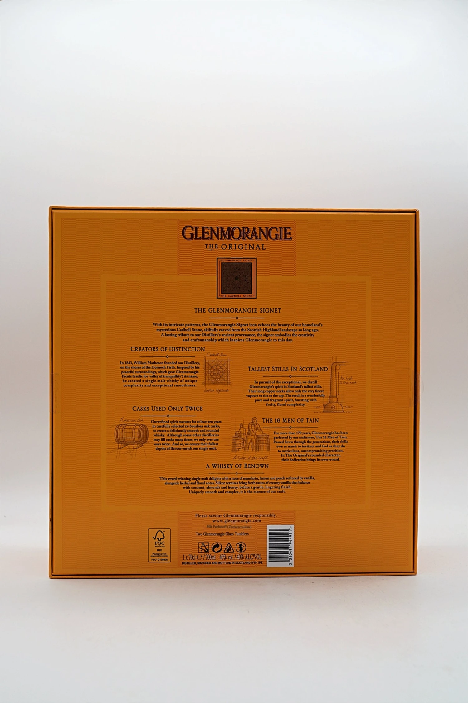 Glenmorangie - 10 Jahre The Original Highland Single Malt Scotch Whisky Inkl. 2 Gläser 4 Glenmorangie - 10 Jahre The Original Highland Single Malt Scotch Whisky Inkl. 2 Gläser - Image 2