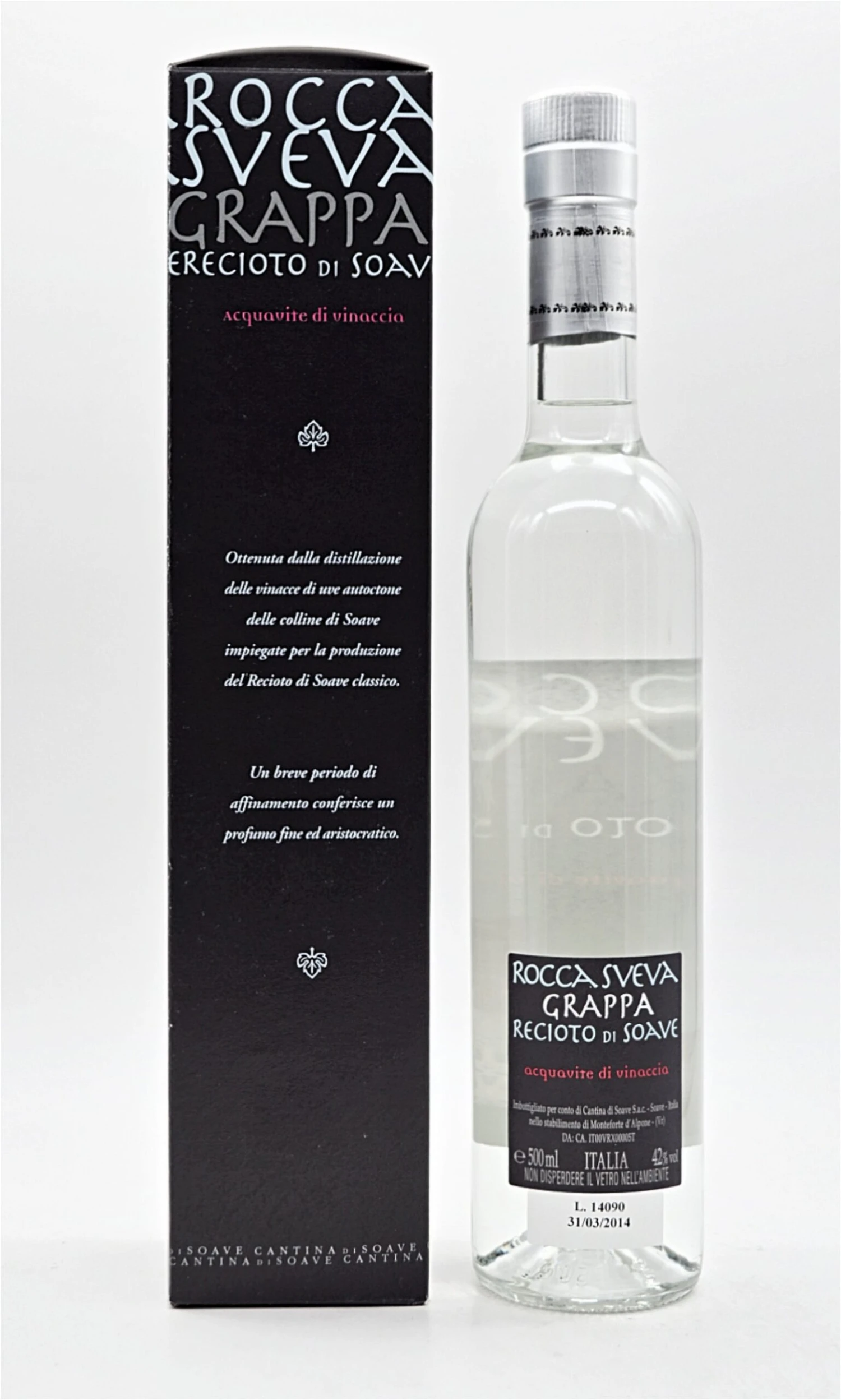 Rocca Sveva - Grappa Recioto Di Soave 4 Rocca Sveva - Grappa Recioto Di Soave - Image 2