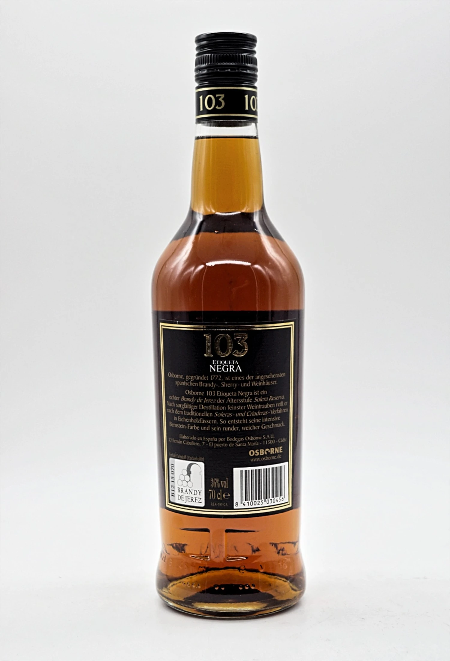 Osborne - Solera 103 Etiqueta Negra 4 Osborne - Solera 103 Etiqueta Negra - Image 2