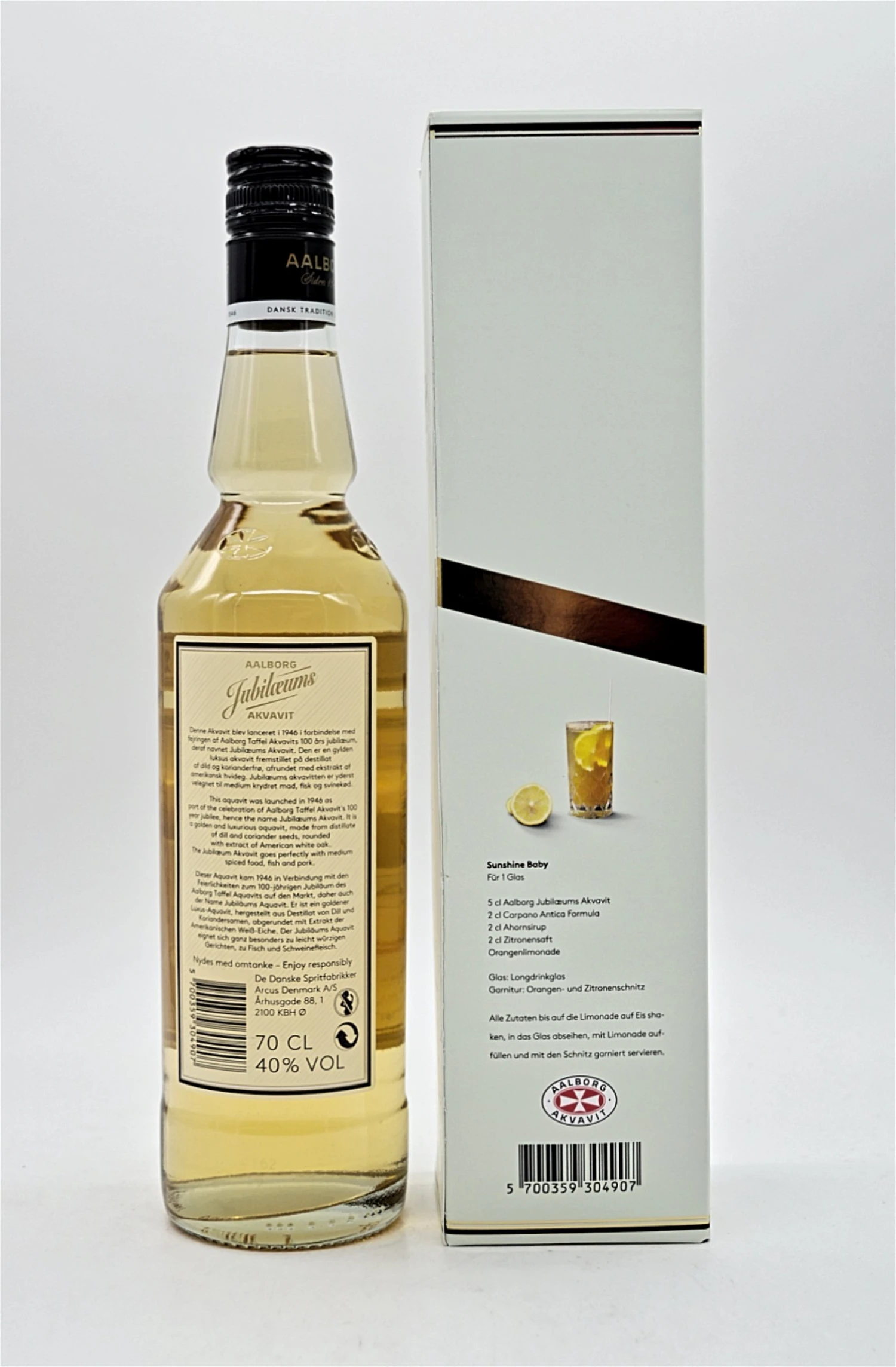 Aalborg - Jubilaeums Akvavit Geschenkpackung 4 Aalborg - Jubilaeums Akvavit Geschenkpackung - Image 2