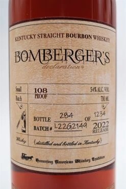 Michters - L.R. Bombergers Declaration Kentucky Straight Bourbon Whiskey 9 Michters - L.R. Bombergers Declaration Kentucky Straight Bourbon Whiskey -Der-Schnapsstodl dsc02285