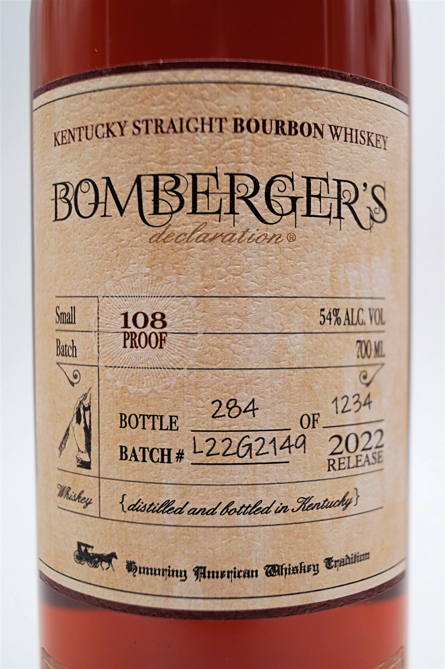 Michters - L.R. Bombergers Declaration Kentucky Straight Bourbon Whiskey 5 Michters - L.R. Bombergers Declaration Kentucky Straight Bourbon Whiskey - Image 3