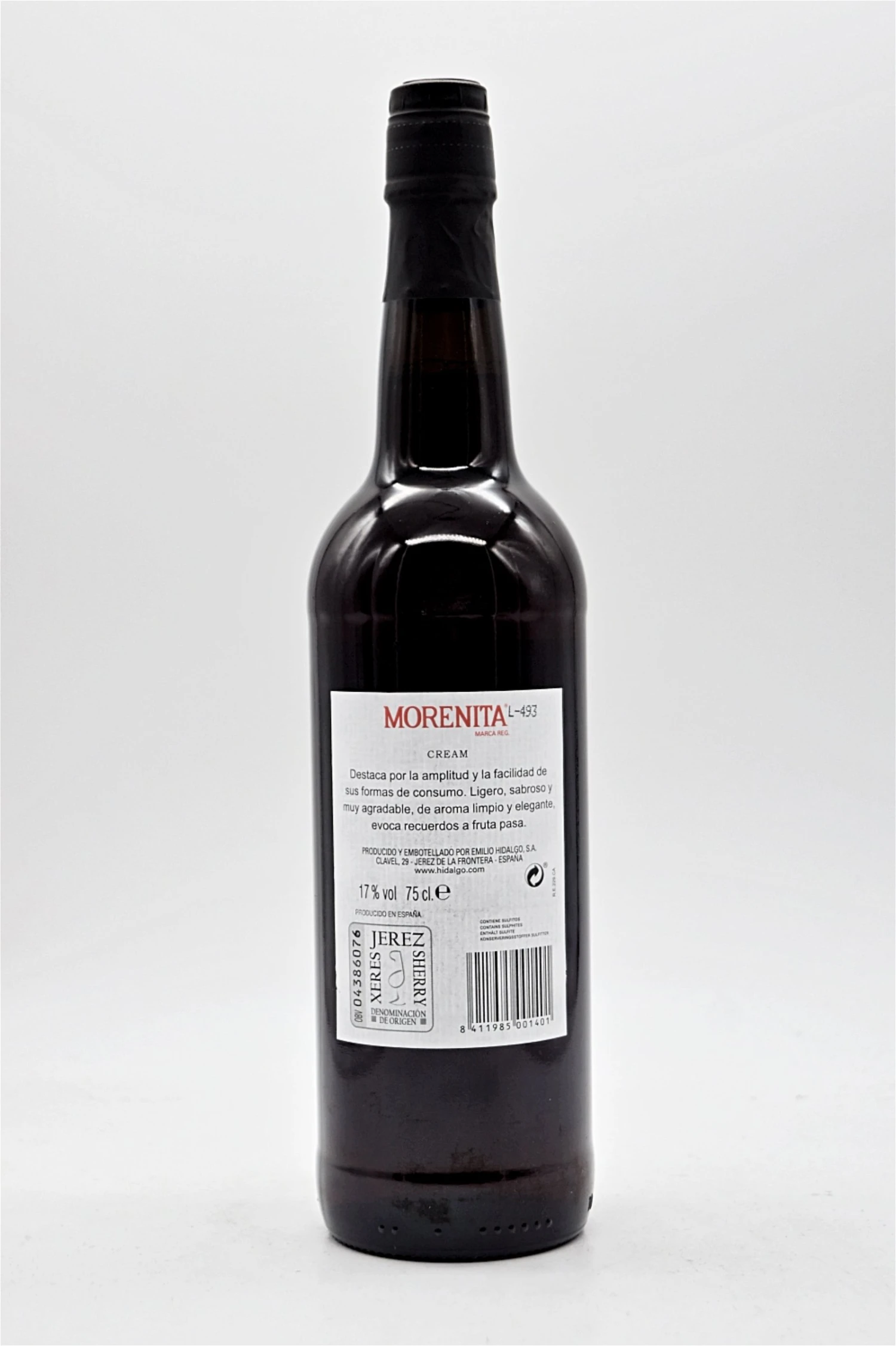 Emilio Hidalgo - Morenita Cream Sherry 4 Emilio Hidalgo - Morenita Cream Sherry - Image 2