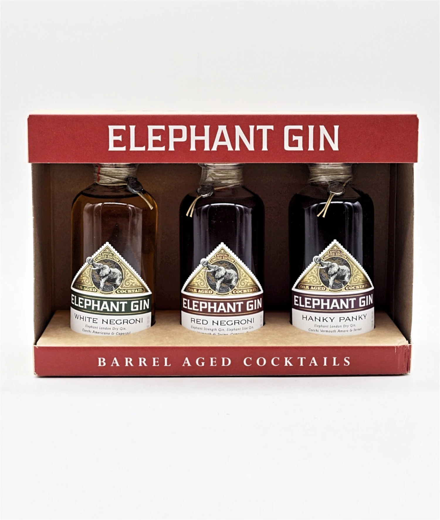 Elephant Gin - Barrel Aged Cocktails (3x 200 Ml) 3 Elephant Gin - Barrel Aged Cocktails (3x 200 Ml)