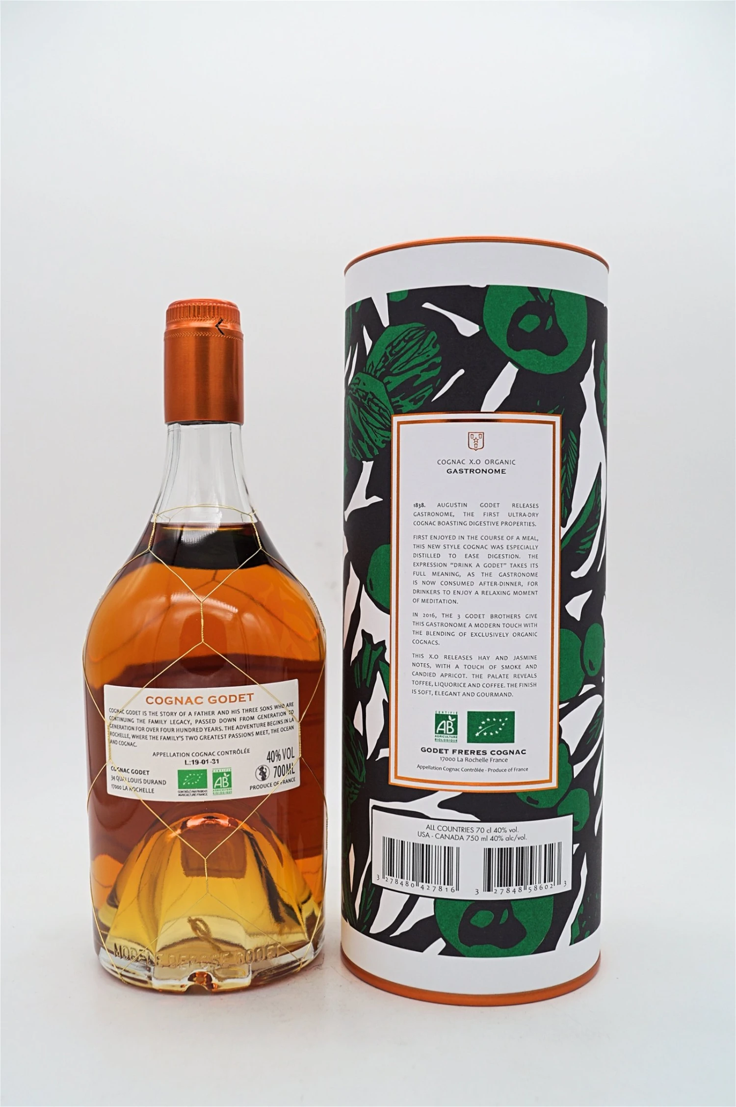 Godet - XO Organic Gastronome Cognac 4 Godet - XO Organic Gastronome Cognac - Image 2