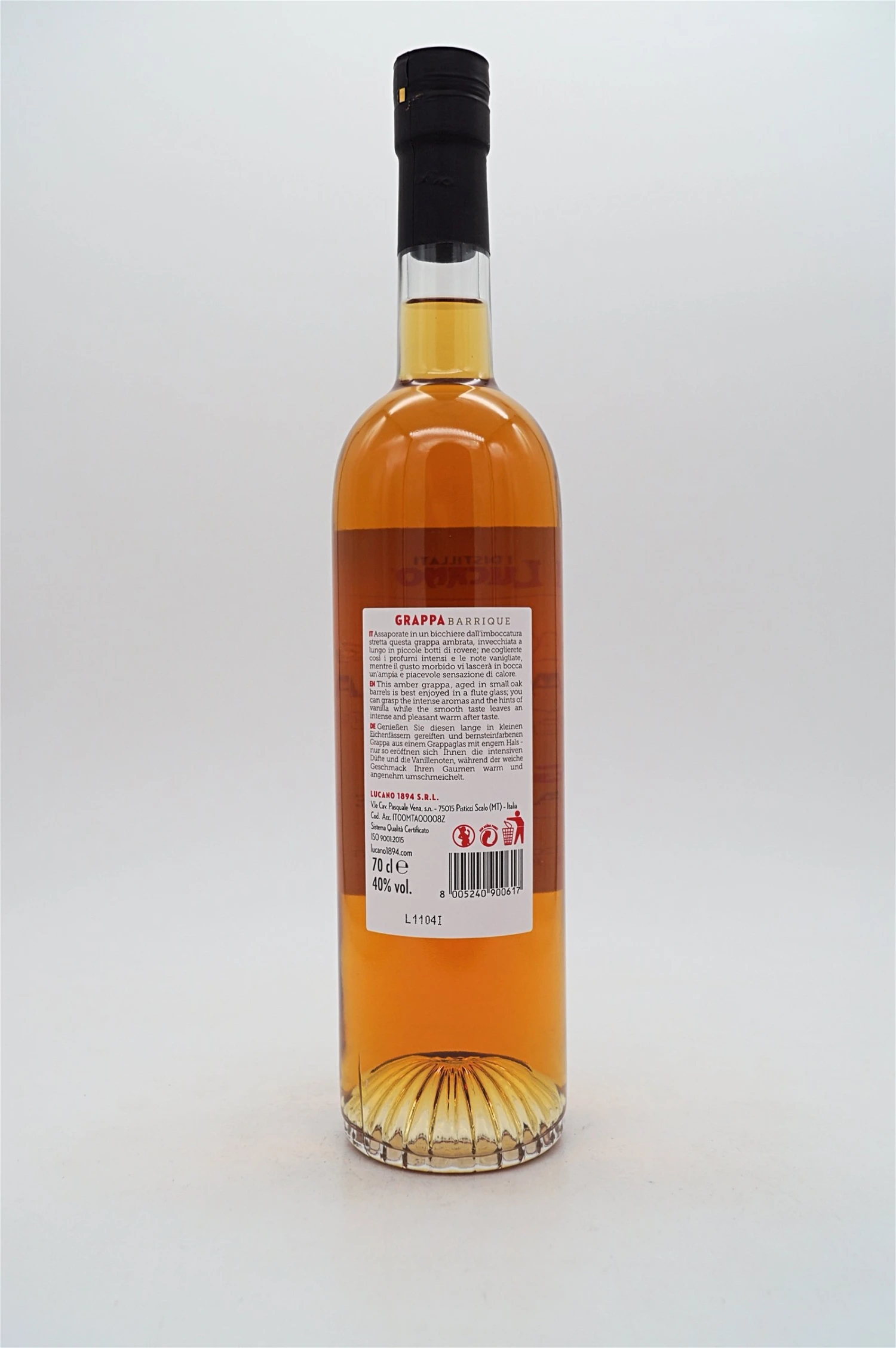 Lucano - Barocca Barrique Grappa 4 Lucano - Barocca Barrique Grappa - Image 2