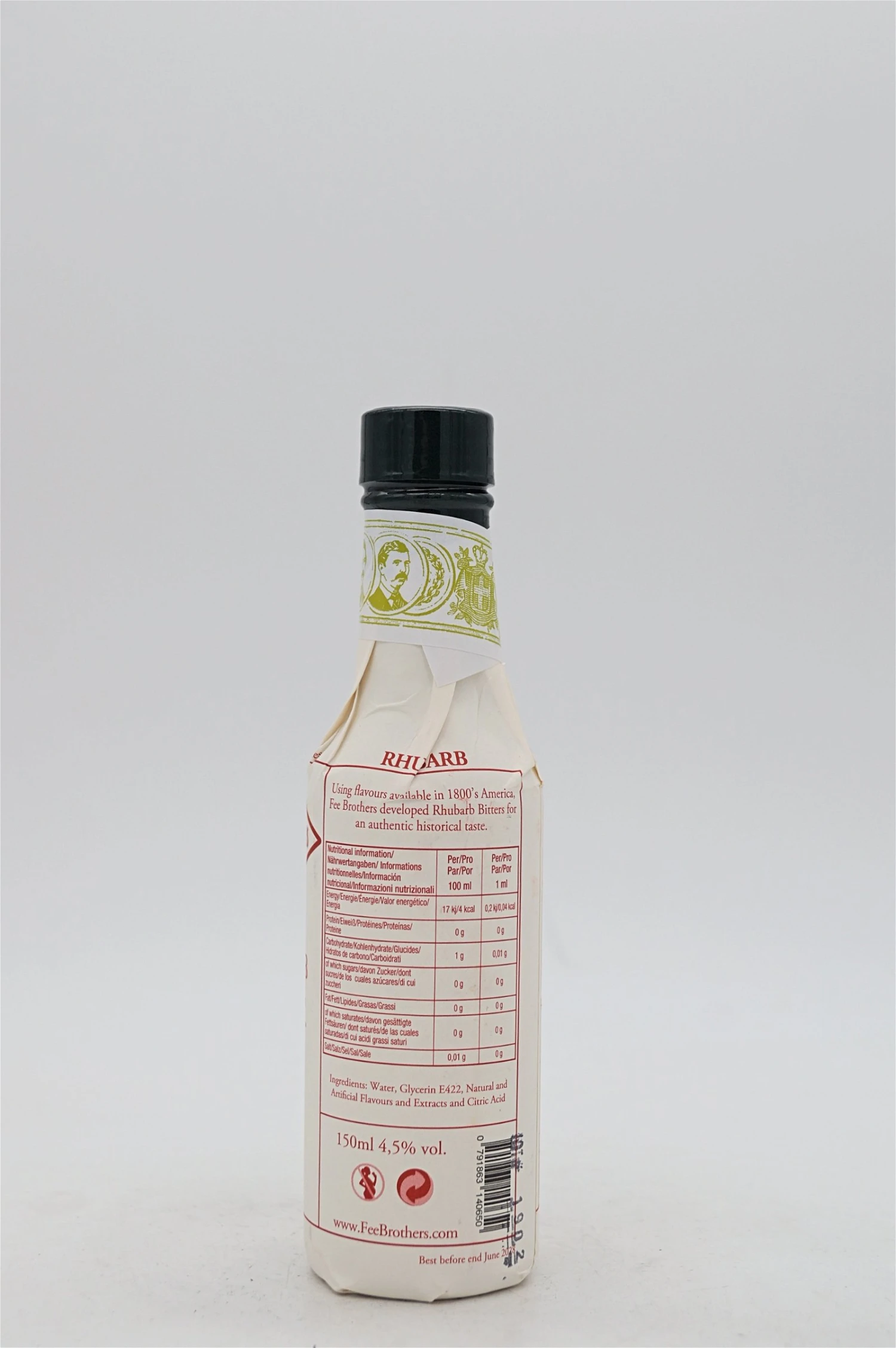 Fee Brothers - Rhubarb Bitter Cocktail Flavouring 4 Fee Brothers - Rhubarb Bitter Cocktail Flavouring - Image 2