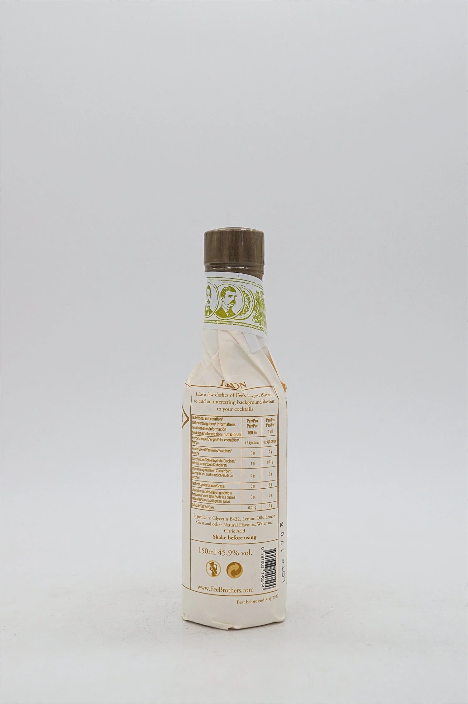 Fee Brothers - Lemon Bitter Cocktail Flavouring 4 Fee Brothers - Lemon Bitter Cocktail Flavouring - Image 2