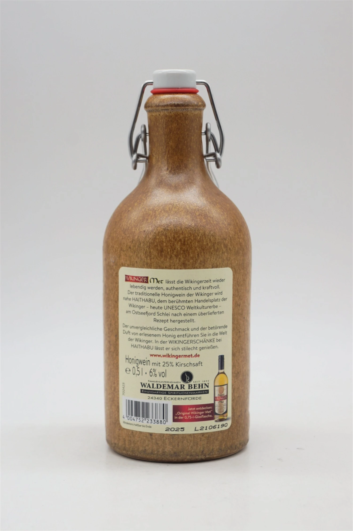 Wikinger - Roter Met Mit Kirschsaft Im Tonkrug 4 Wikinger - Roter Met Mit Kirschsaft Im Tonkrug - Image 2