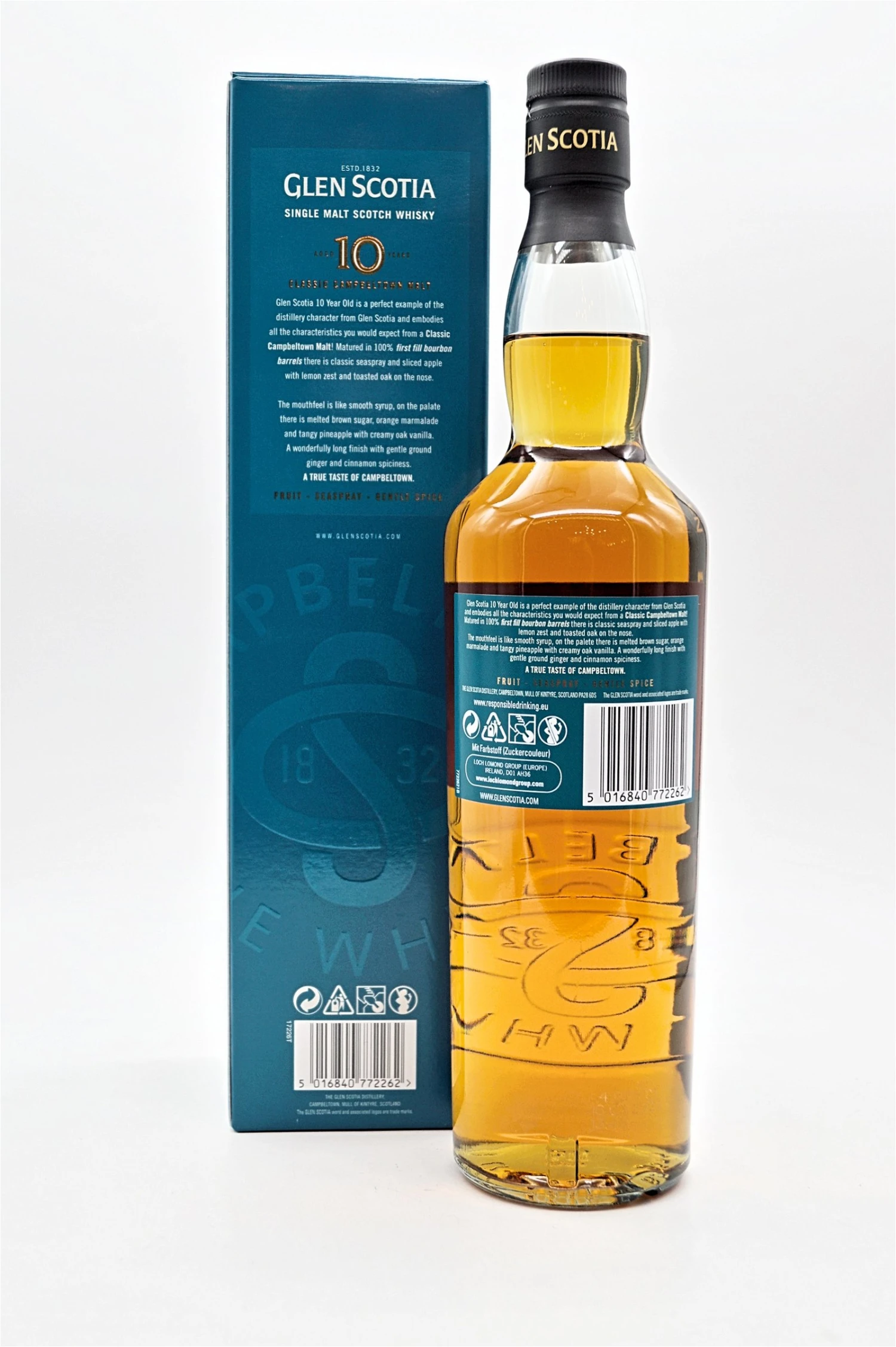 Glen Scotia - 10 Jahre Classic Campbeltown Single Malt Scotch Whisky 4 Glen Scotia - 10 Jahre Classic Campbeltown Single Malt Scotch Whisky - Image 2