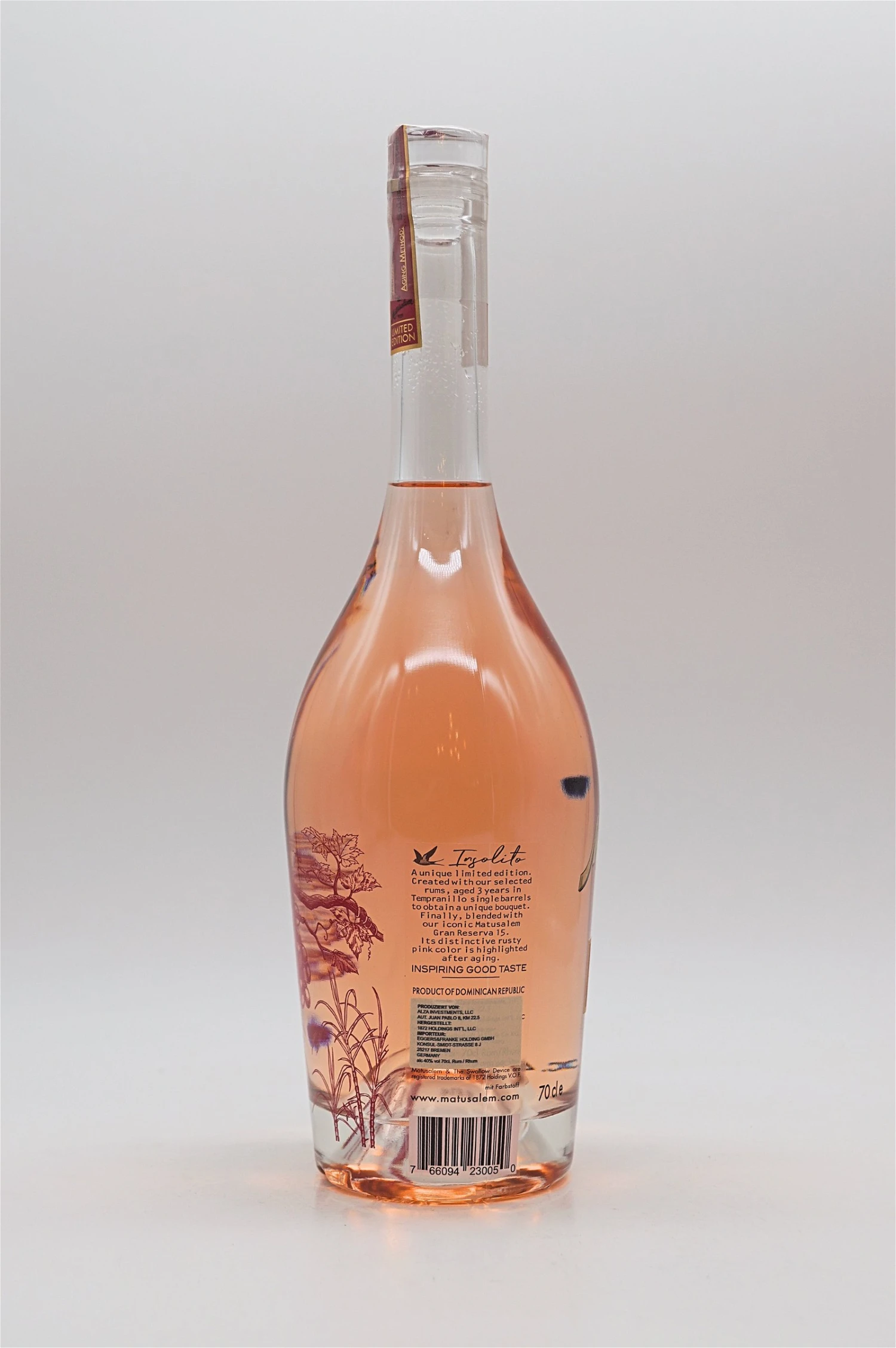 Ron Matusalem - Insolito Wine Cask Rum 4 Ron Matusalem - Insolito Wine Cask Rum - Image 2