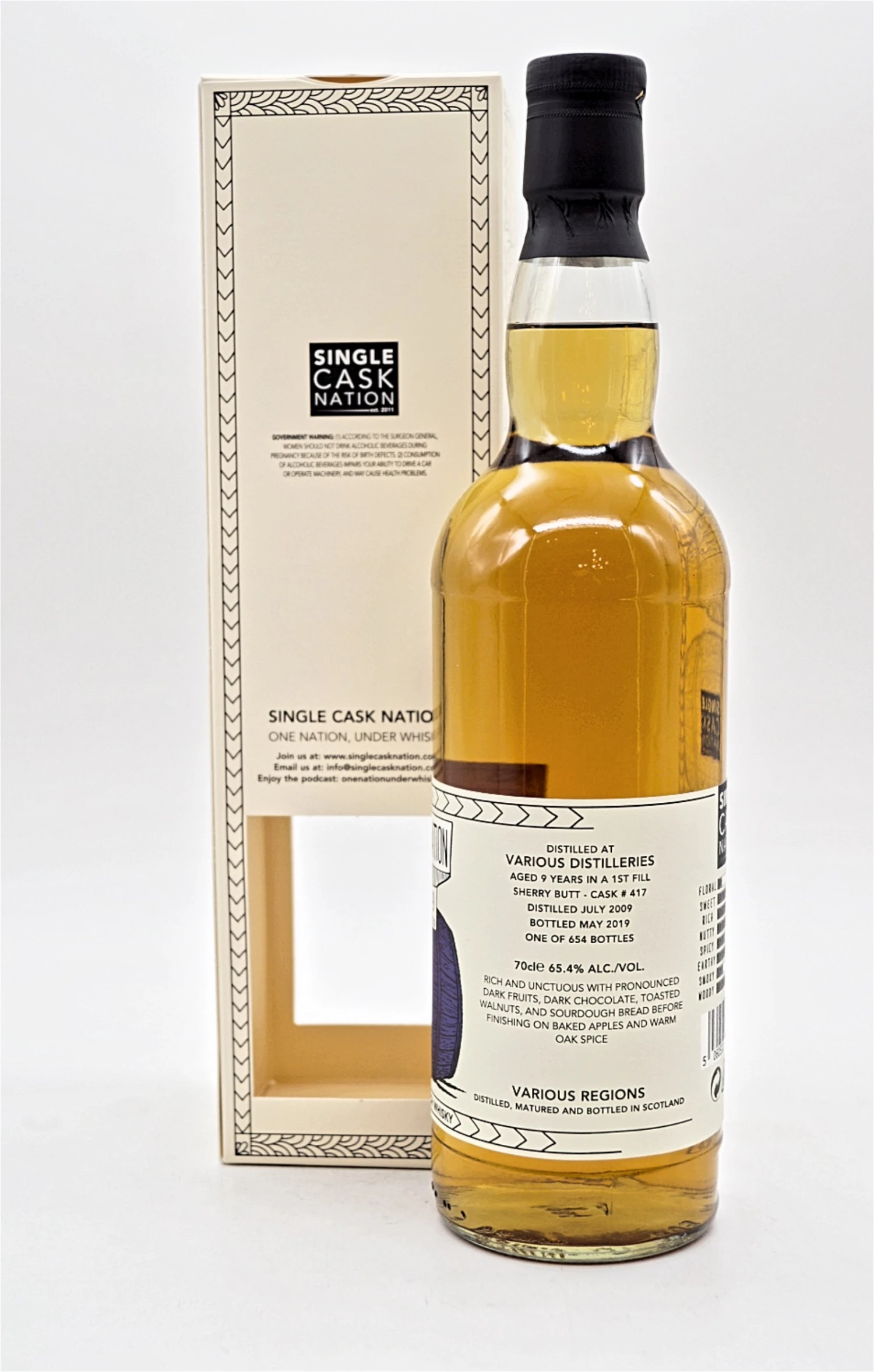 Single Cask Nation - 9 Jahre Blended Malt Cask #417 Scotch Whisky 4 Single Cask Nation - 9 Jahre Blended Malt Cask #417 Scotch Whisky - Image 2