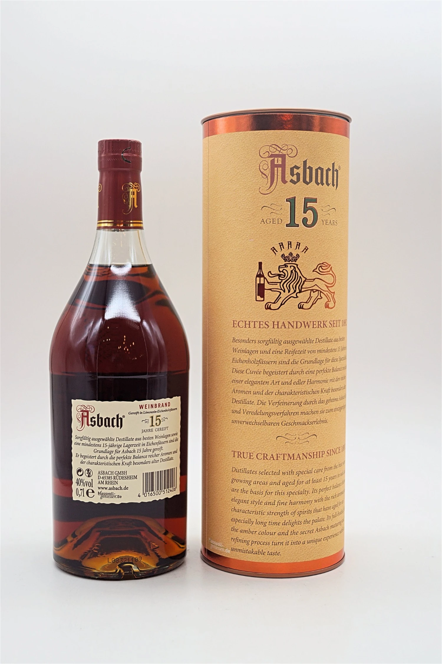 Asbach - Spezialbrand 15 Jahre 4 Asbach - Spezialbrand 15 Jahre - Image 2