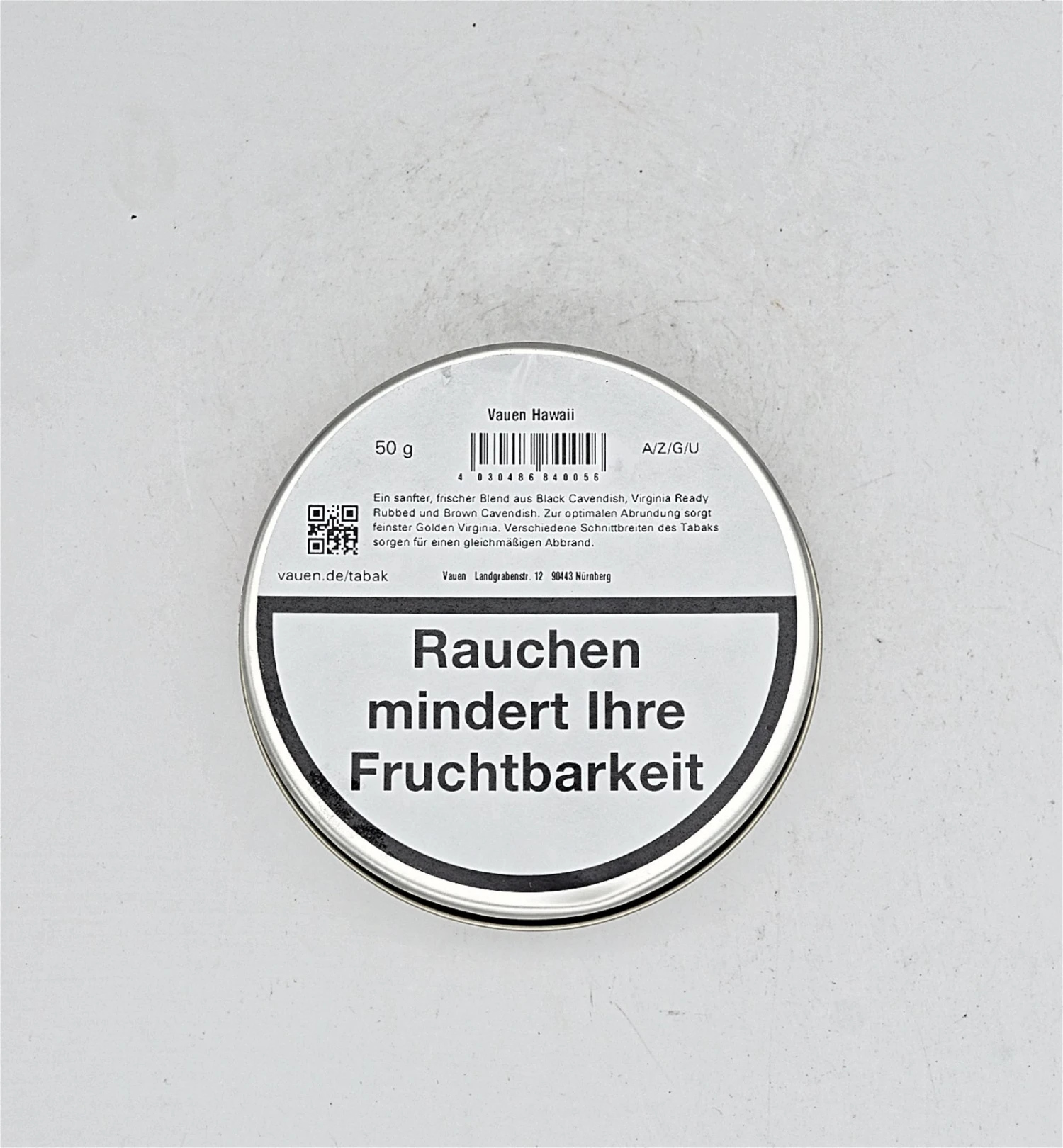 Vauen - Hawaii No 10 Jahre 50g Dose 4 Vauen - Hawaii No 10 Jahre 50g Dose - Image 2