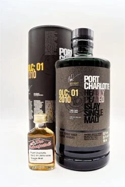 Bruichladdich - Port Charlotte OLC:01 2010 Heavily Peated Islay Single Malt Sample 20 Ml