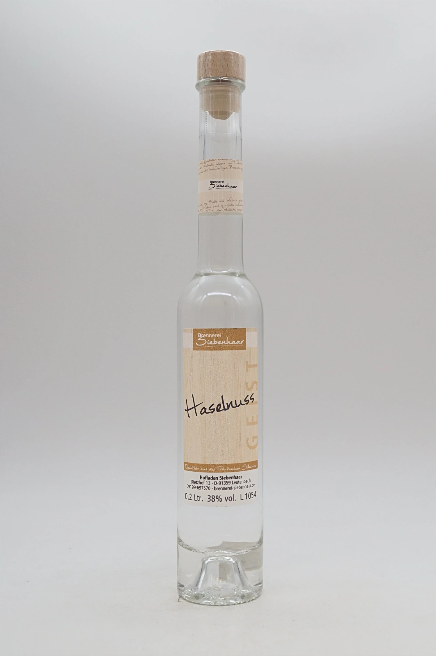 Brennerei Siebenhaar - Haselnussgeist 3 Brennerei Siebenhaar - Haselnussgeist
