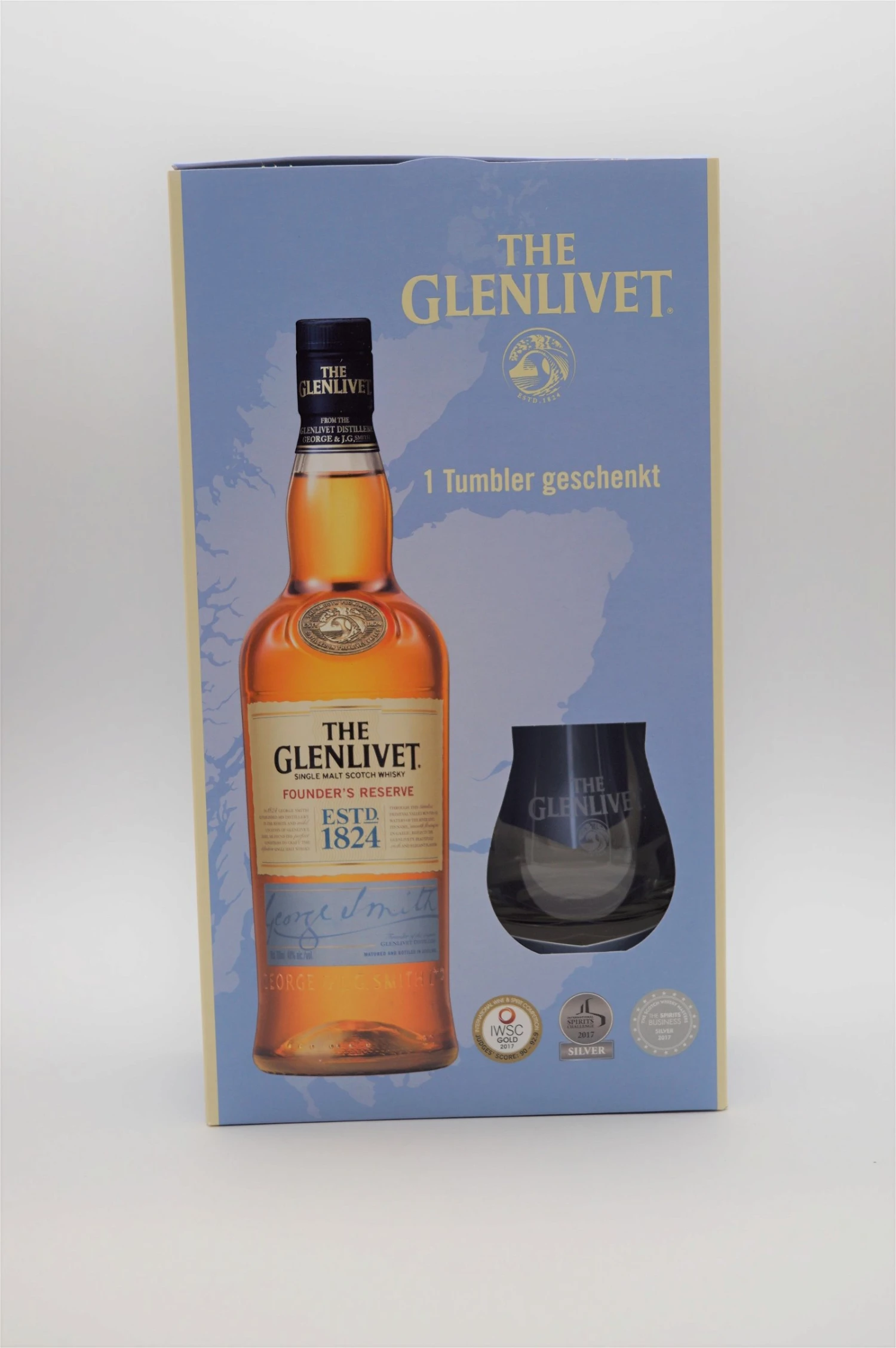 The Glenlivet - Single Malt Scotch Whisky Inkl. Tumbler 3 The Glenlivet - Single Malt Scotch Whisky Inkl. Tumbler