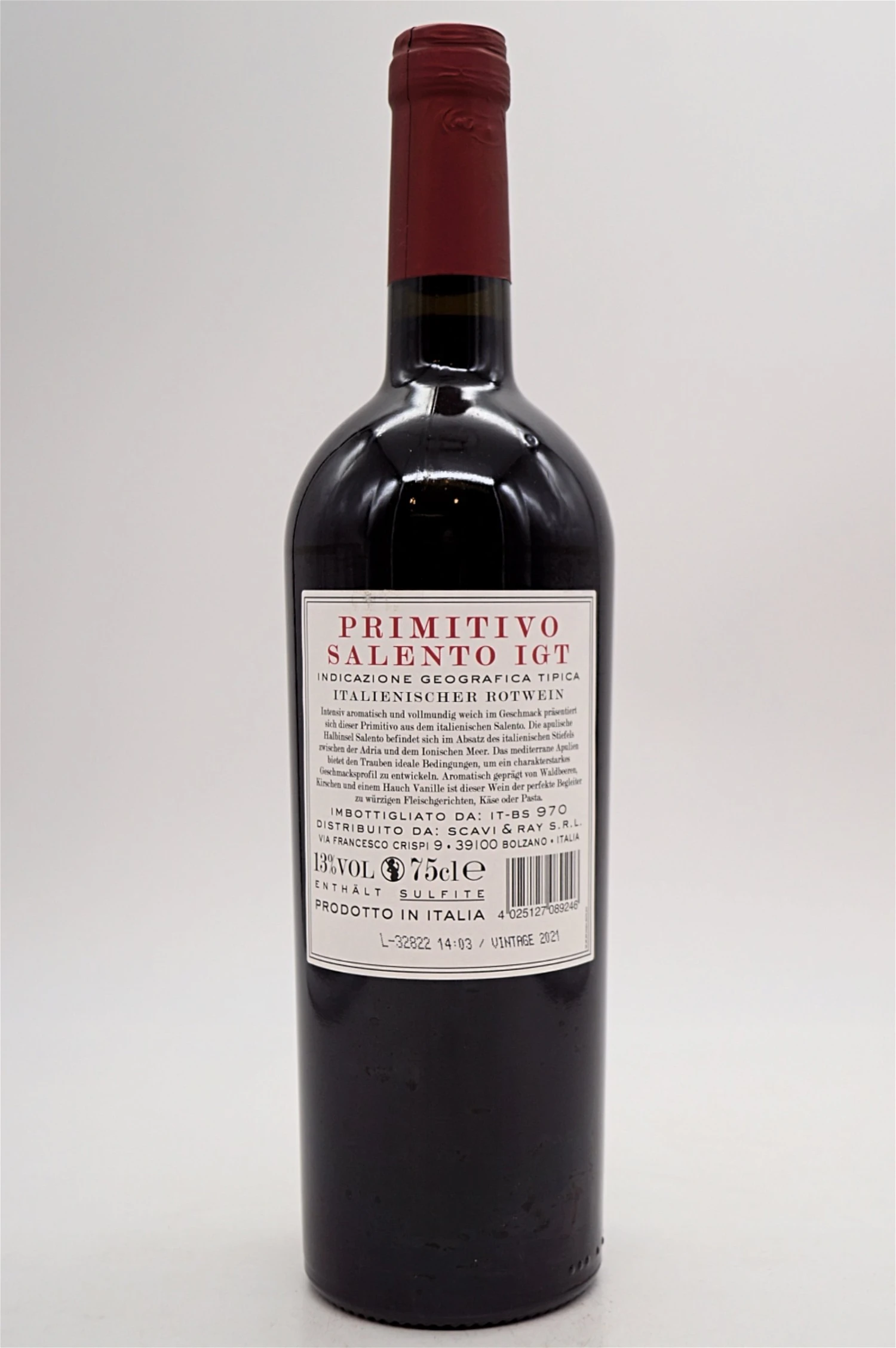 Scavi & Ray - Primitivo Salento I.G.T. 4 Scavi & Ray - Primitivo Salento I.G.T. - Image 2