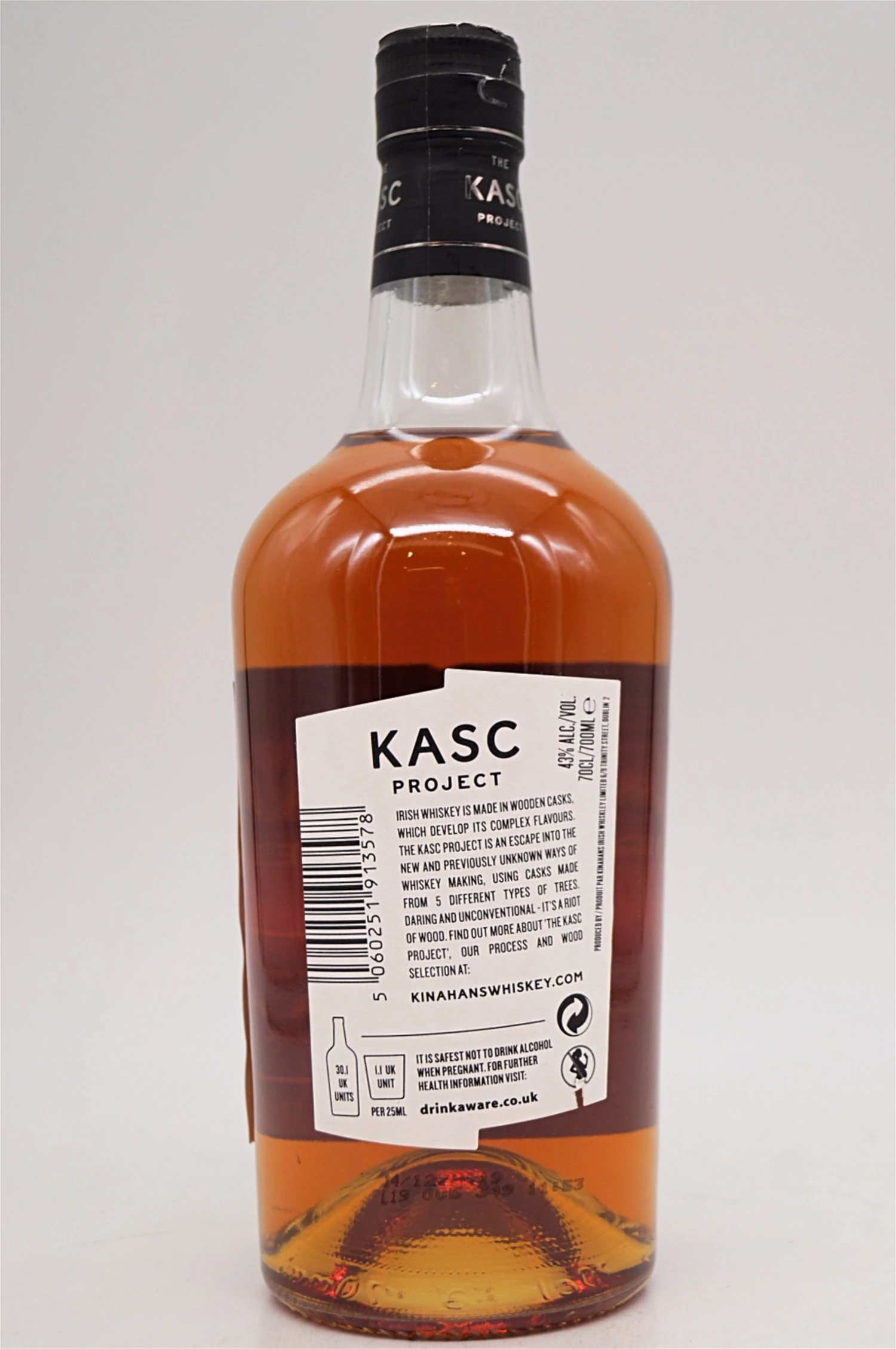 Kinahans - The Kasc Project Irish Whiskey 4 Kinahans - The Kasc Project Irish Whiskey - Image 2