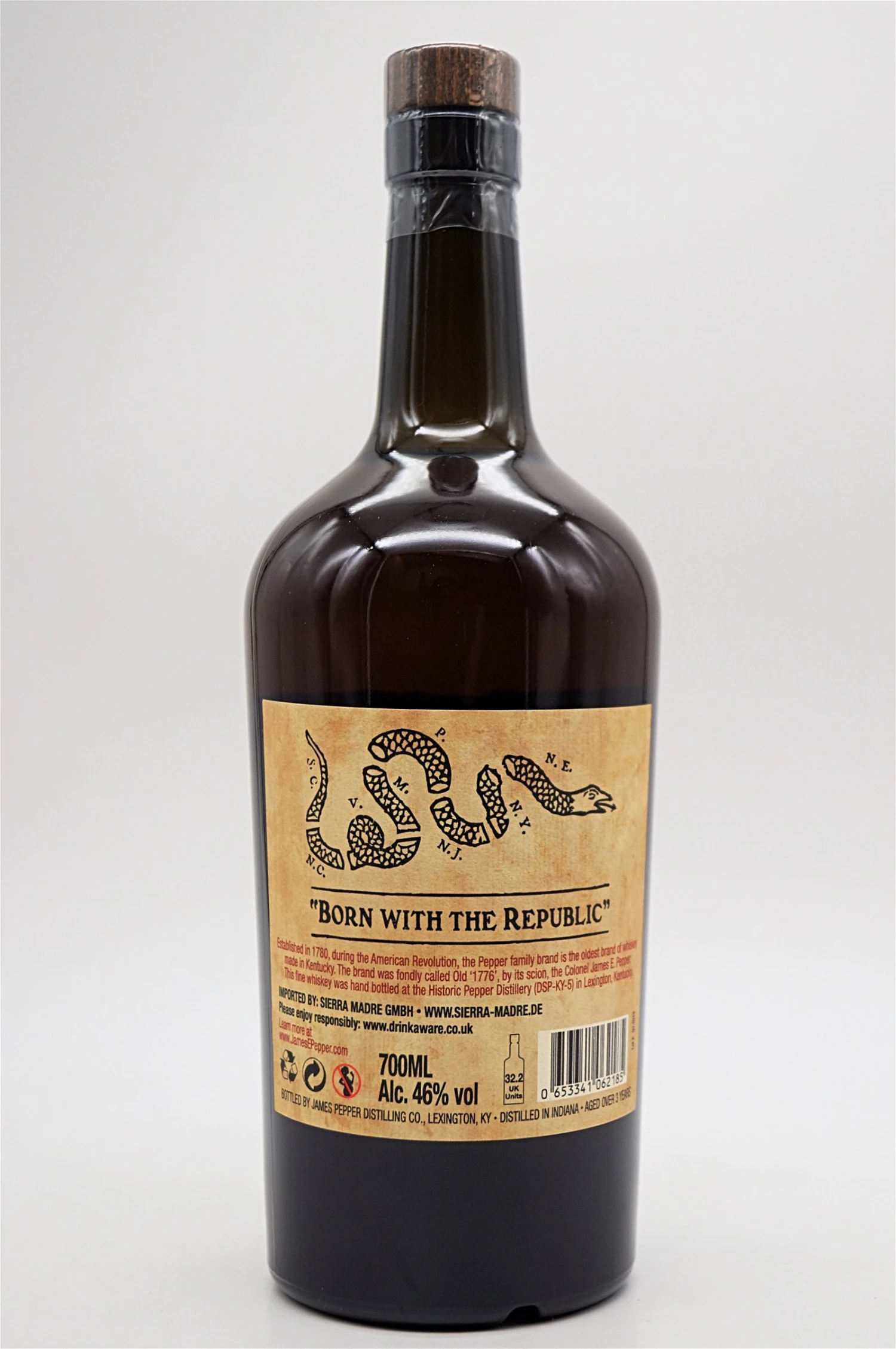 James E. Pepper 1776 - Straight Rye Whiskey 92 Proof 4 James E. Pepper 1776 - Straight Rye Whiskey 92 Proof - Image 2