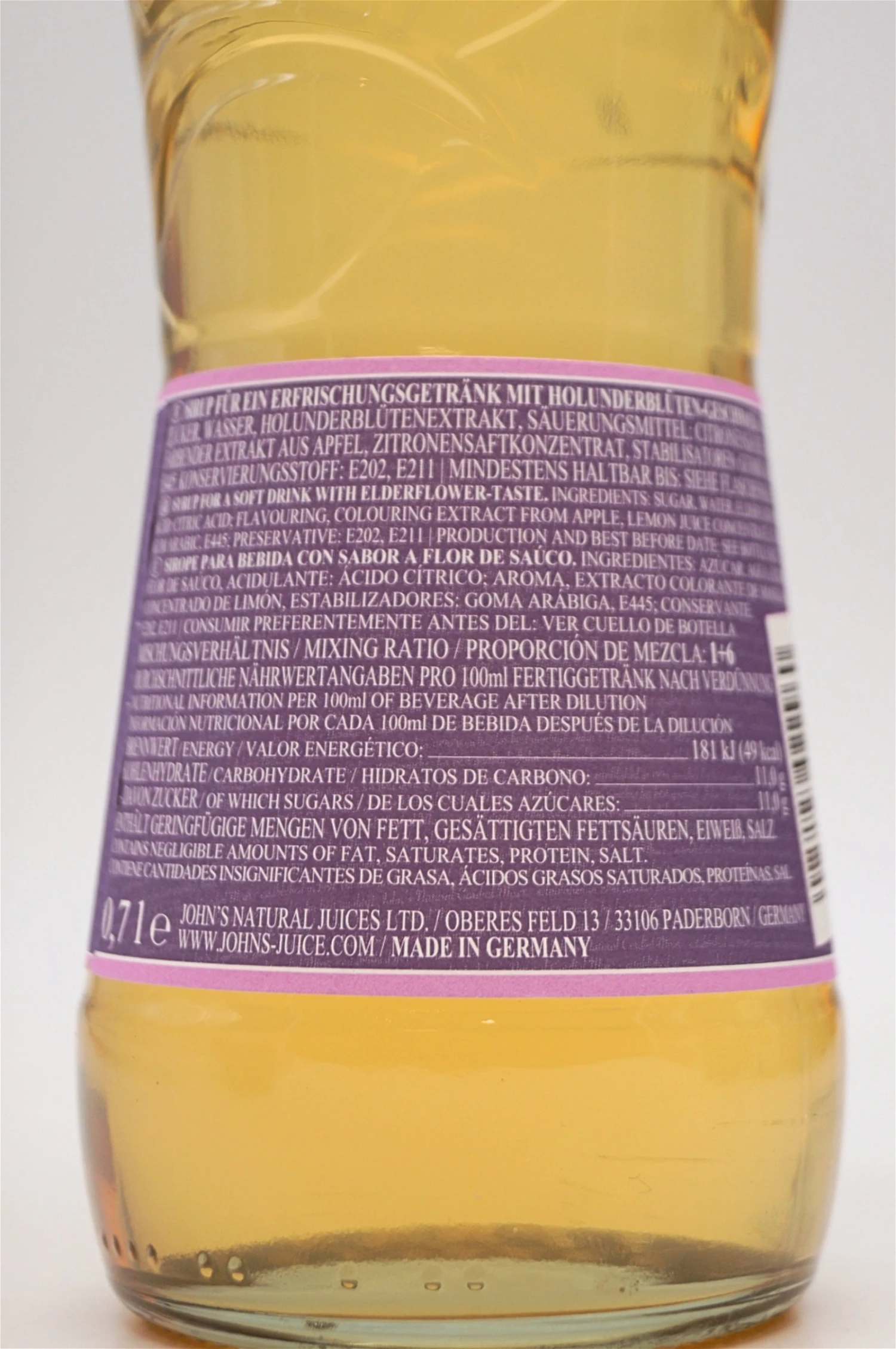 Johns - Holunderblüte Sirup 6 Johns - Holunderblüte Sirup - Image 4