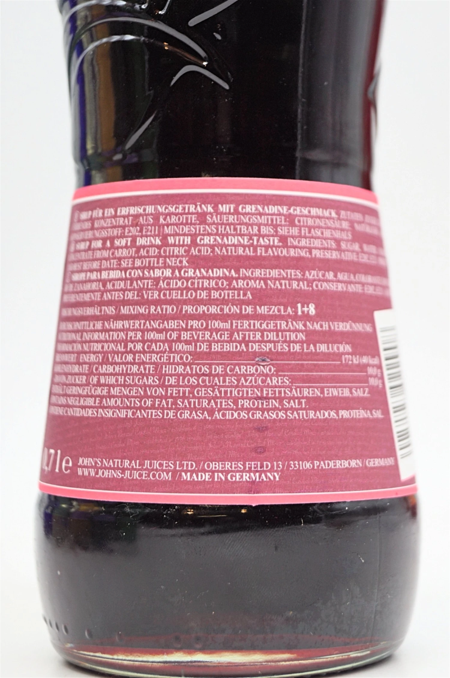 Johns - Grenadine Sirup 6 Johns - Grenadine Sirup - Image 4