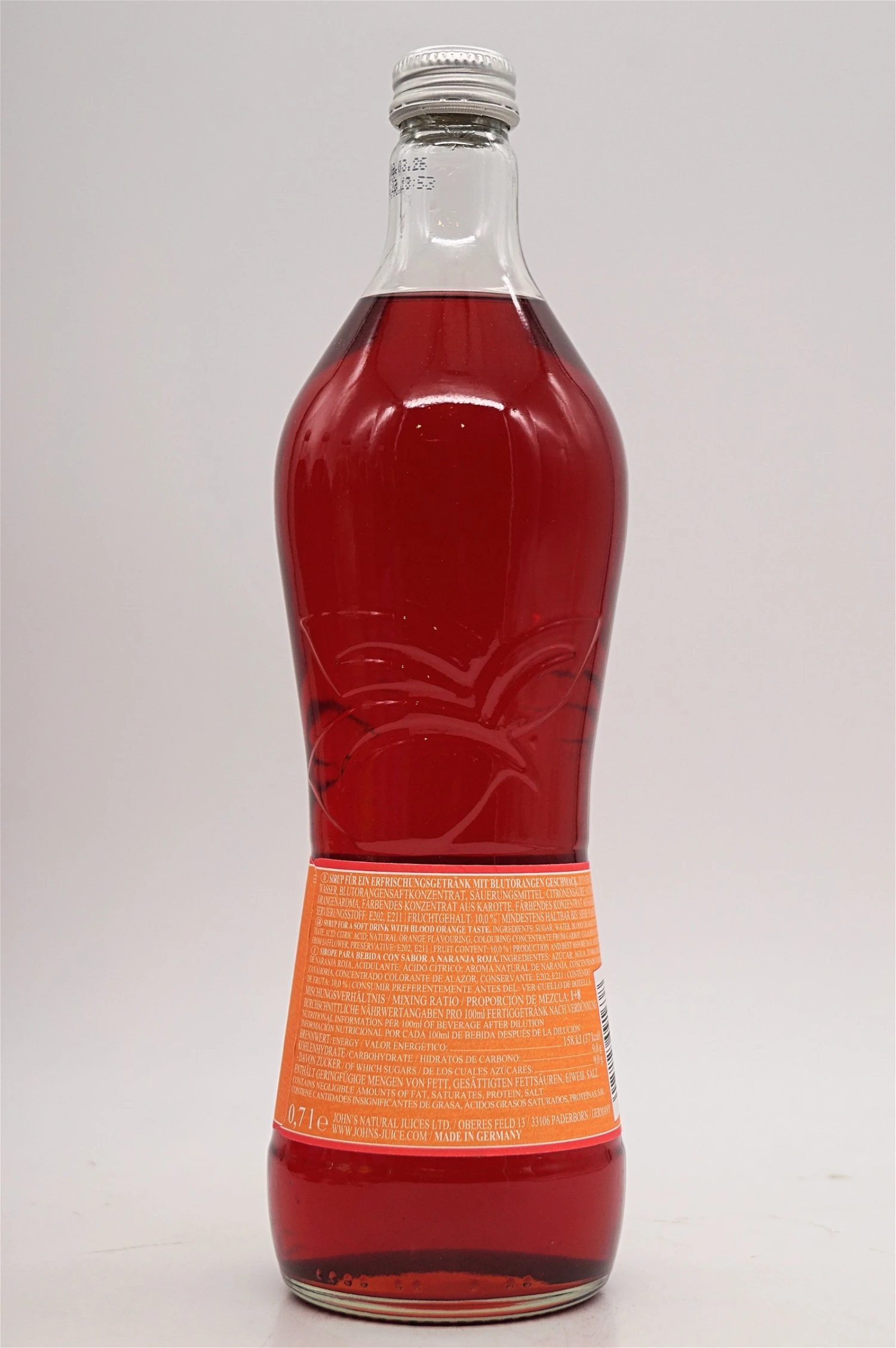 Johns - Blutorange Sirup 3 Johns - Blutorange Sirup - Image 2