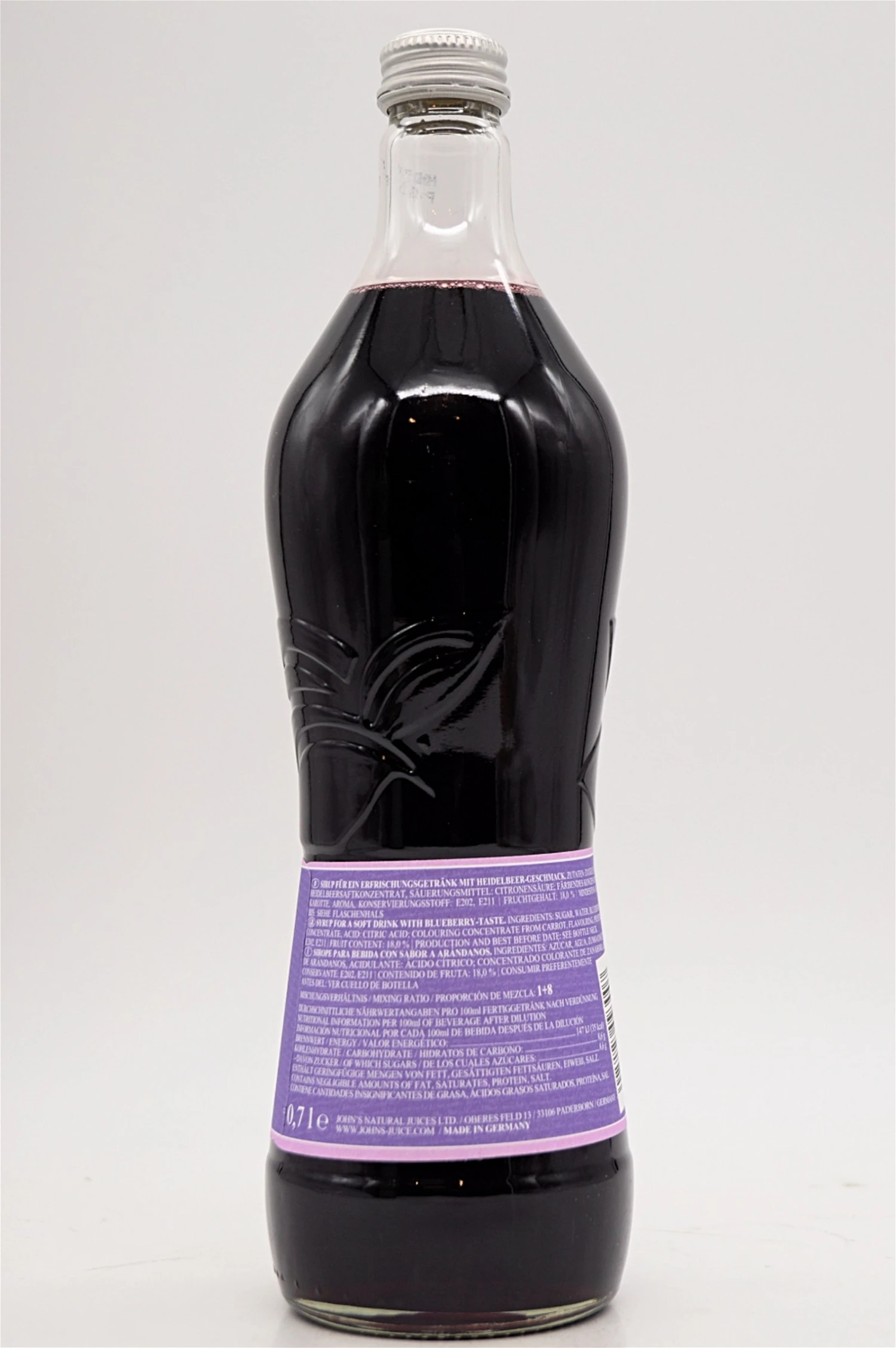 Johns - Heidelbeere Sirup 4 Johns - Heidelbeere Sirup - Image 2