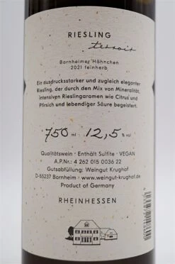 Weingut Krughof - RIESLING Feinherb 2021 10 Weingut Krughof - RIESLING Feinherb 2021 -Der-Schnapsstodl dsc08814