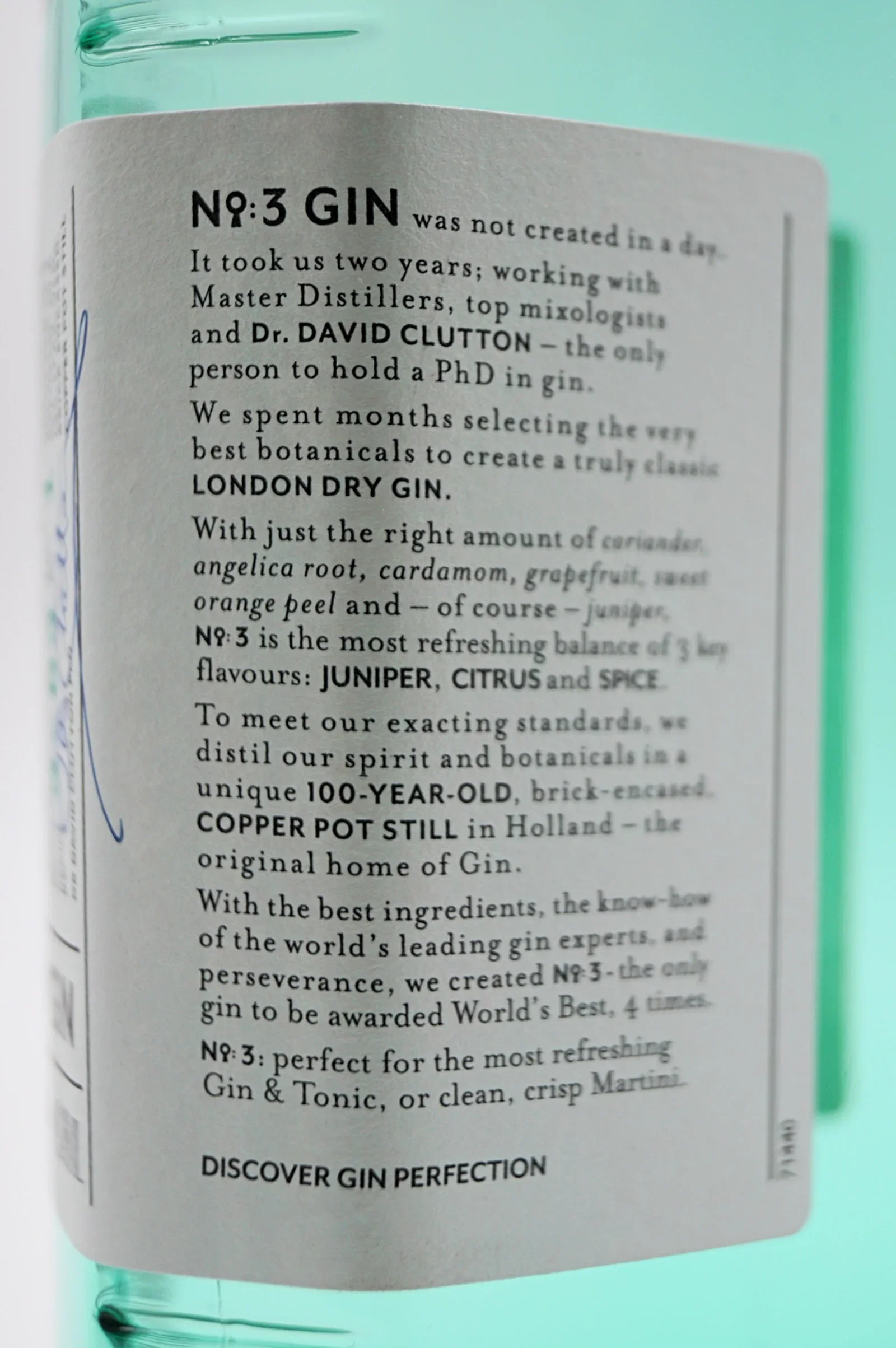 No 3 - London Dry Gin Inkl. Glas 8 No 3 - London Dry Gin Inkl. Glas - Image 6