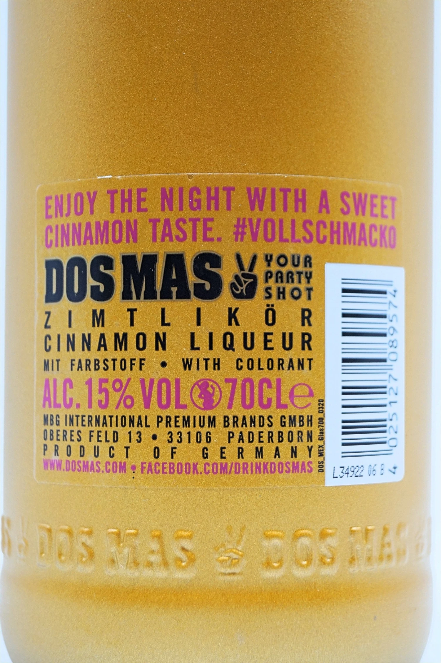 Dos Mas - Sweet Zimt Mex Shot 6 Dos Mas - Sweet Zimt Mex Shot - Image 4