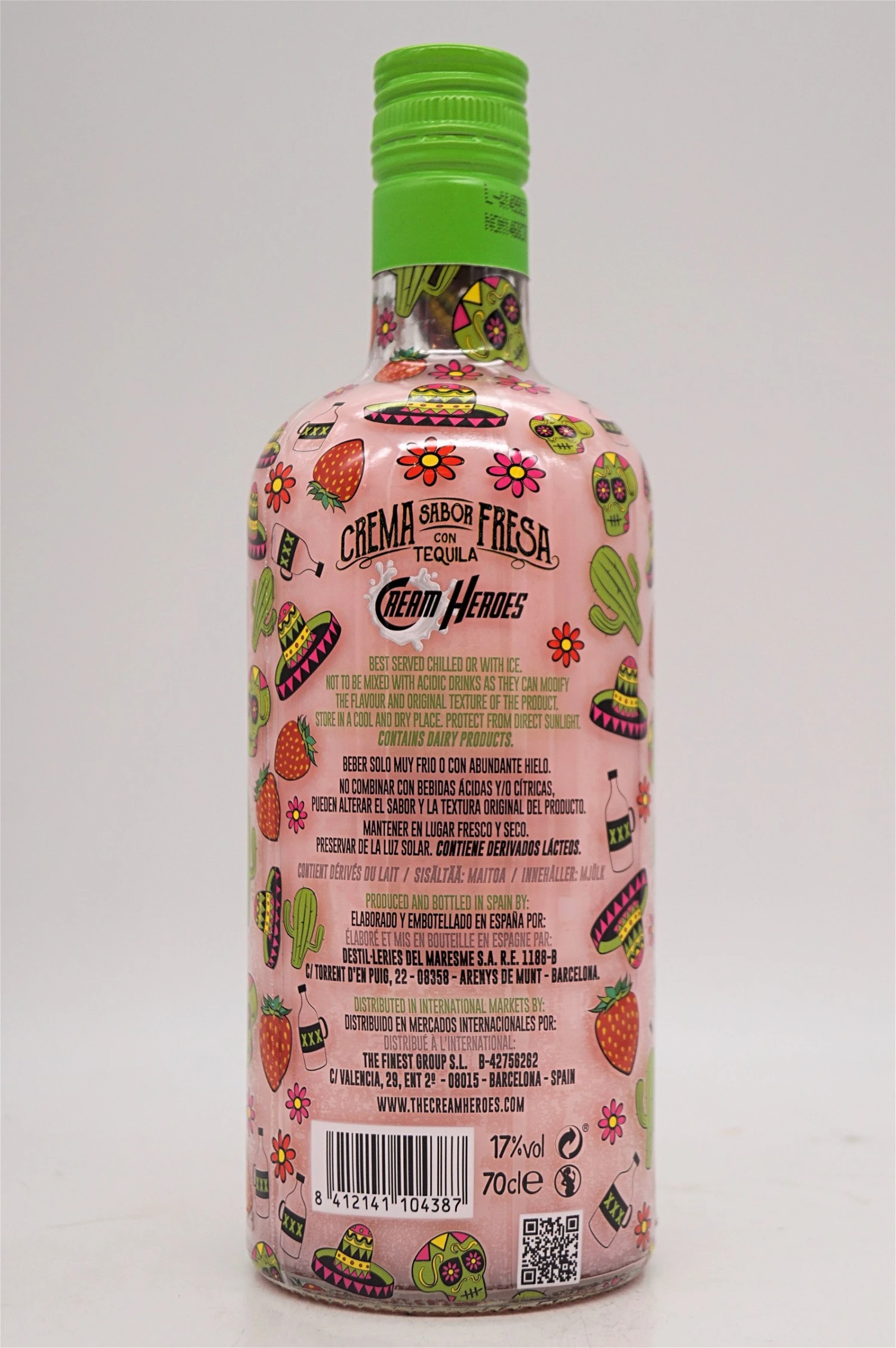 Cream Heroes - Tequila Erdbeer Likör Mit Sahne 4 Cream Heroes - Tequila Erdbeer Likör Mit Sahne - Image 2