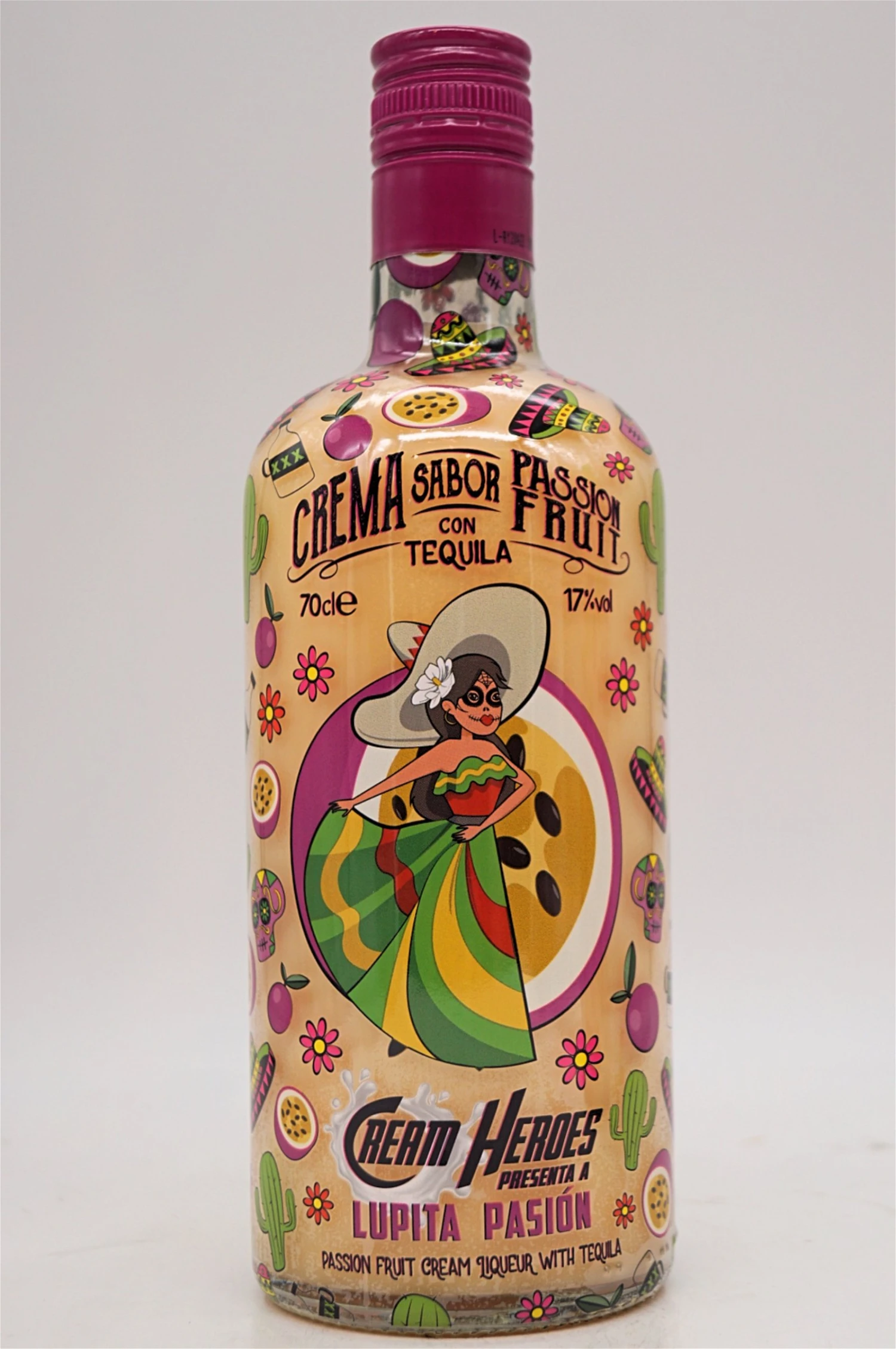 Cream Heroes - Tequila Passionsfrucht Likör Mit Sahne 3 Cream Heroes - Tequila Passionsfrucht Likör Mit Sahne