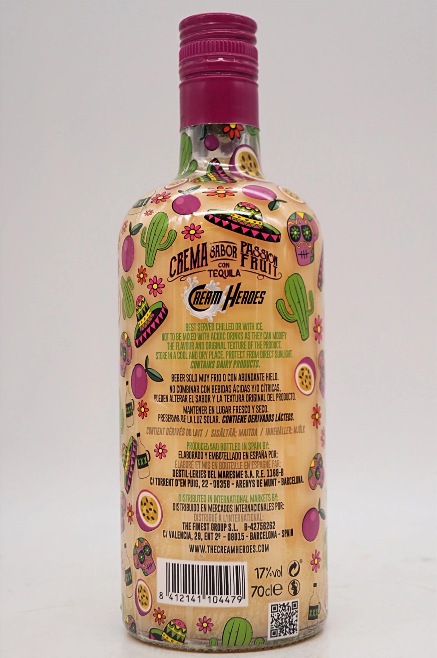 Cream Heroes - Tequila Passionsfrucht Likör Mit Sahne 4 Cream Heroes - Tequila Passionsfrucht Likör Mit Sahne - Image 2