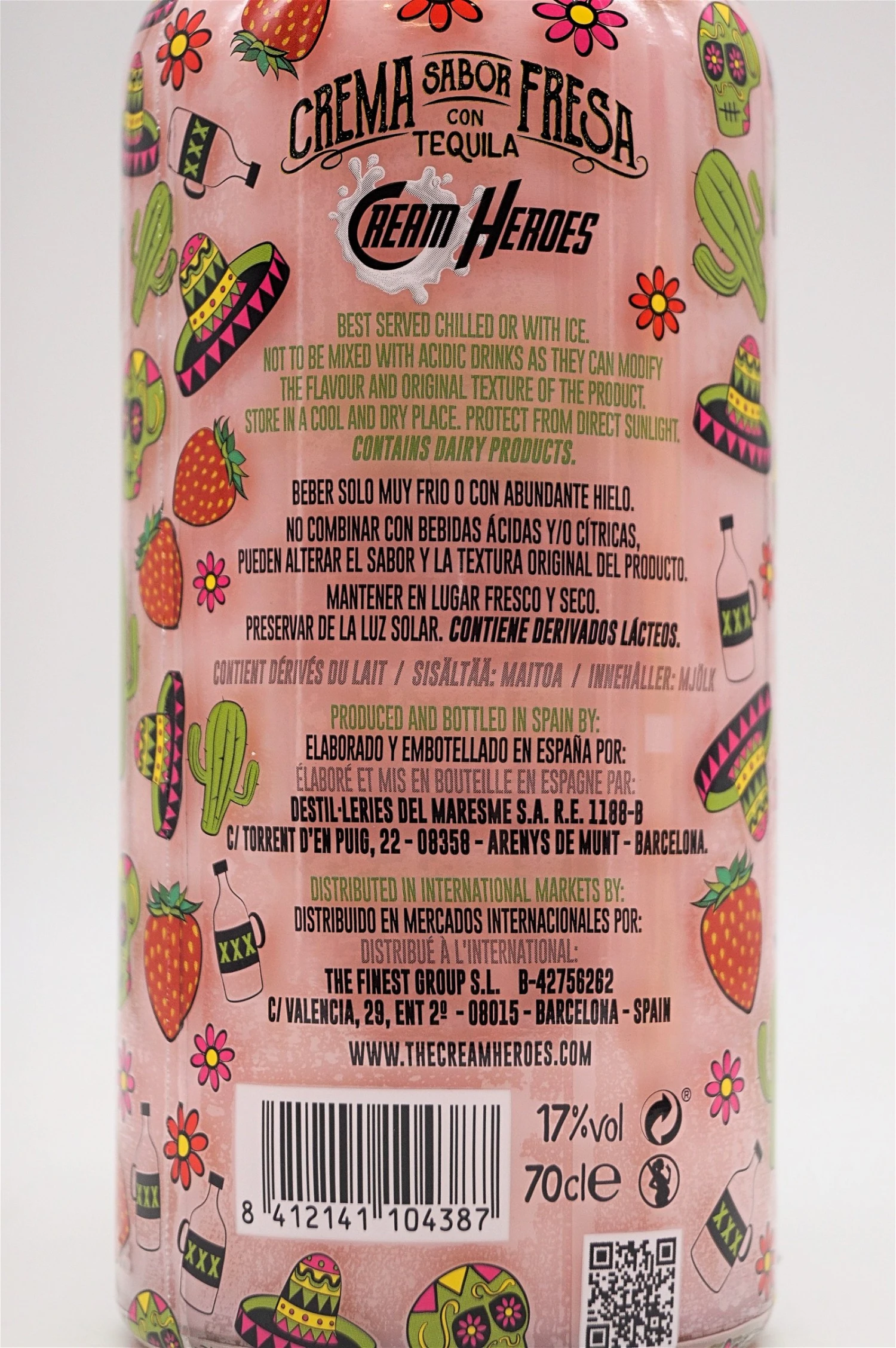 Cream Heroes - Tequila Erdbeer Likör Mit Sahne 6 Cream Heroes - Tequila Erdbeer Likör Mit Sahne - Image 4