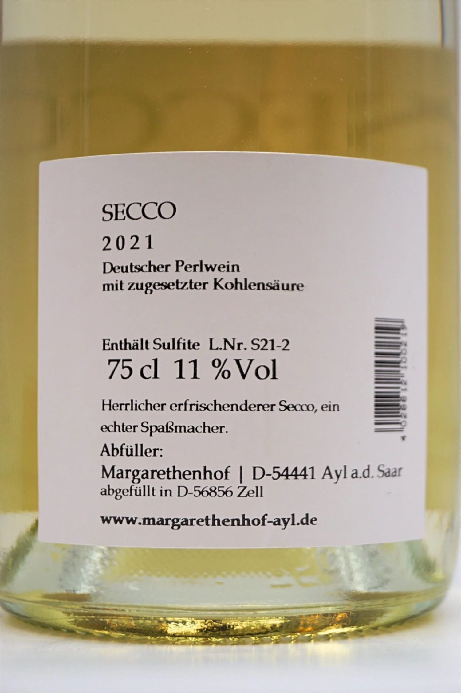 Margarethenhof - Secco Trocken 2021 6 Margarethenhof - Secco Trocken 2021 - Image 4