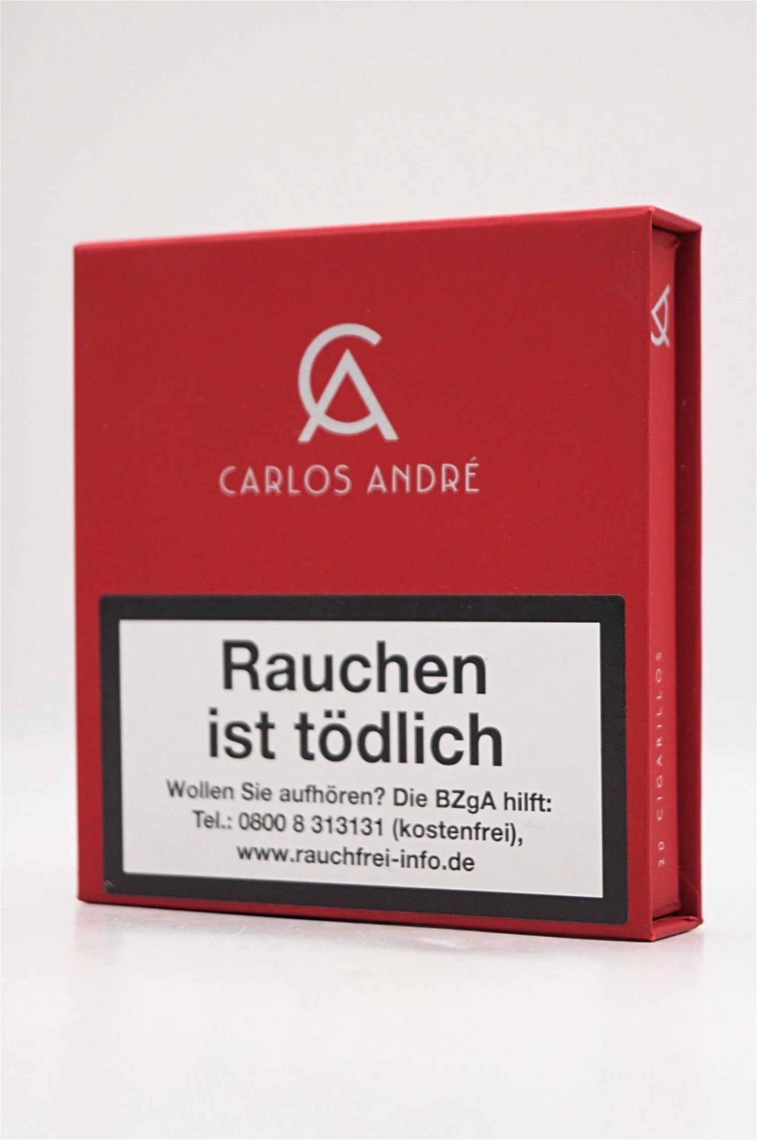 Carlos Andre - Red 20 Cigarillos 100% Tobacco 3 Carlos Andre - Red 20 Cigarillos 100% Tobacco