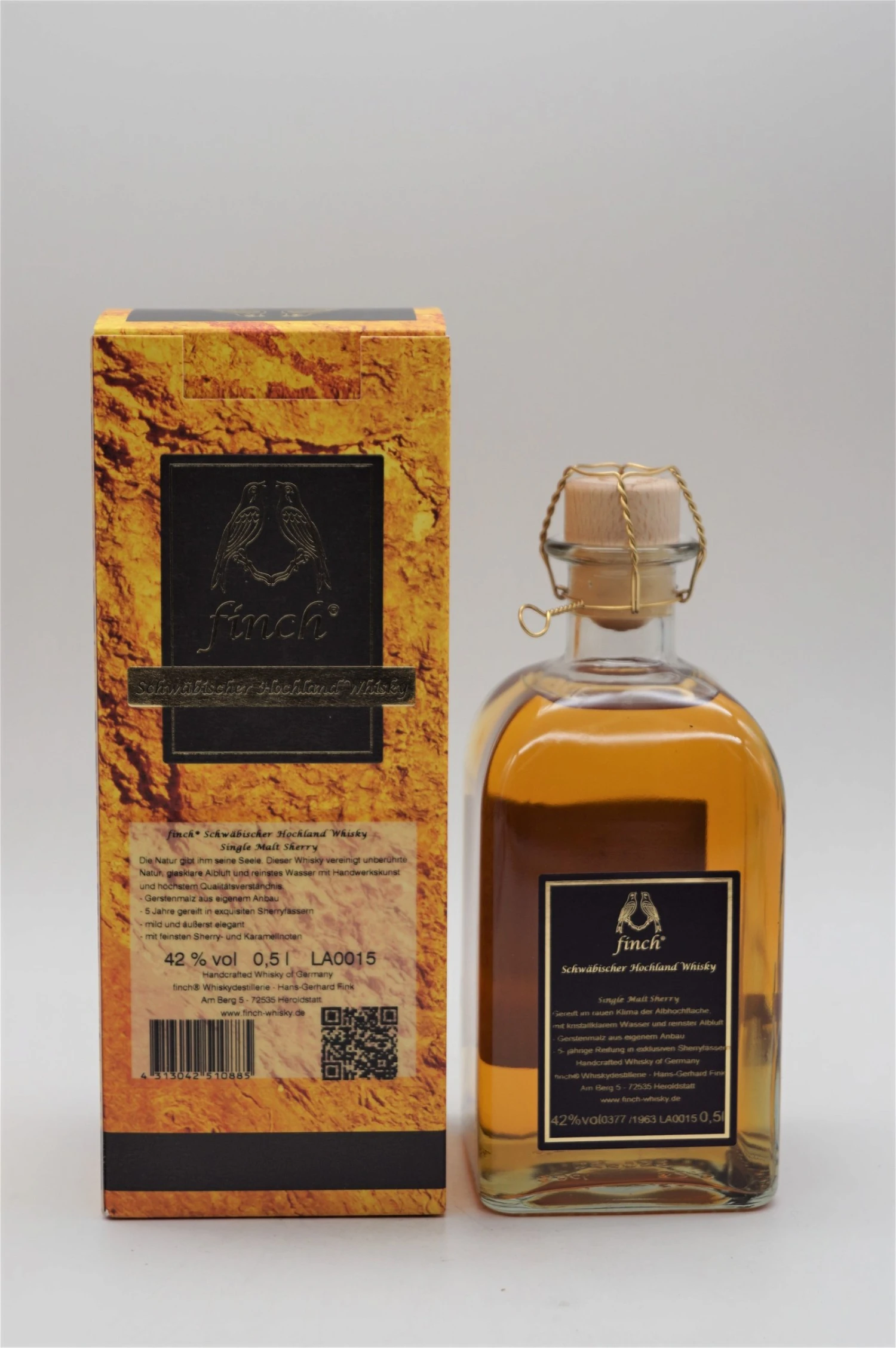 Finch - Single Malt Sherry Schwäbischer Hochland Whisky 4 Finch - Single Malt Sherry Schwäbischer Hochland Whisky - Image 2