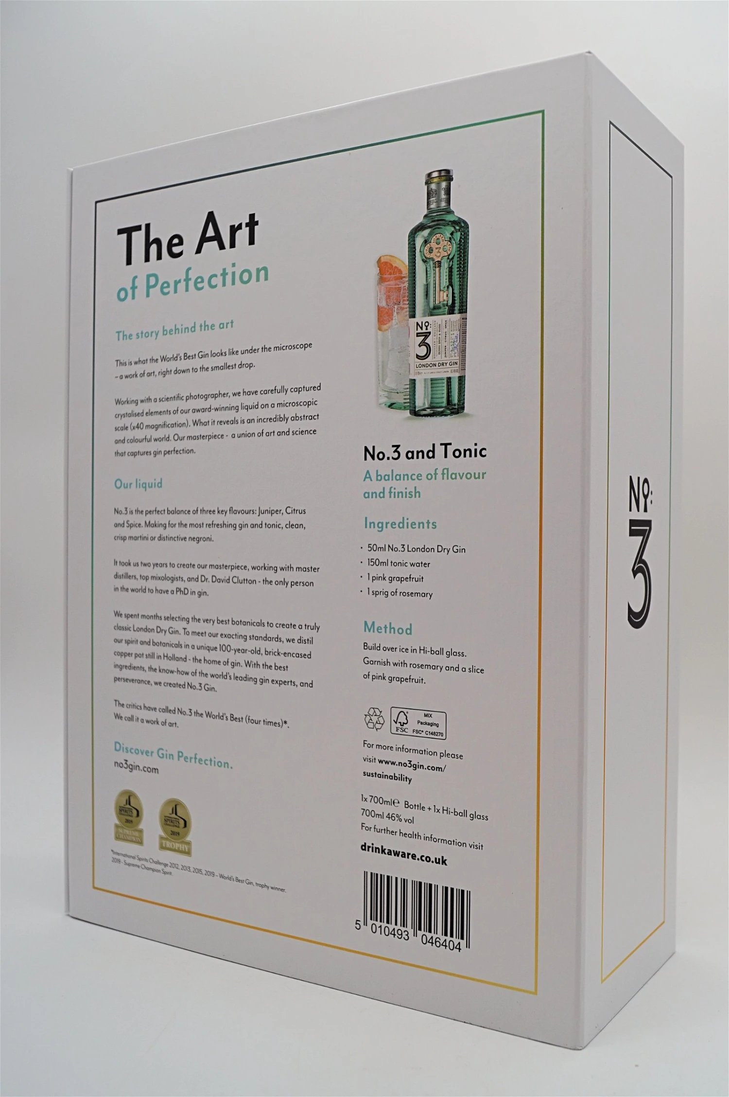 No 3 - London Dry Gin Inkl. Glas 5 No 3 - London Dry Gin Inkl. Glas - Image 3