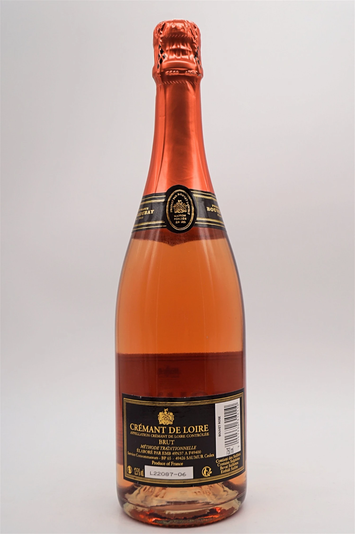 Bouvet - Cremant De Loire Brut Rose 4 Bouvet - Cremant De Loire Brut Rose - Image 2