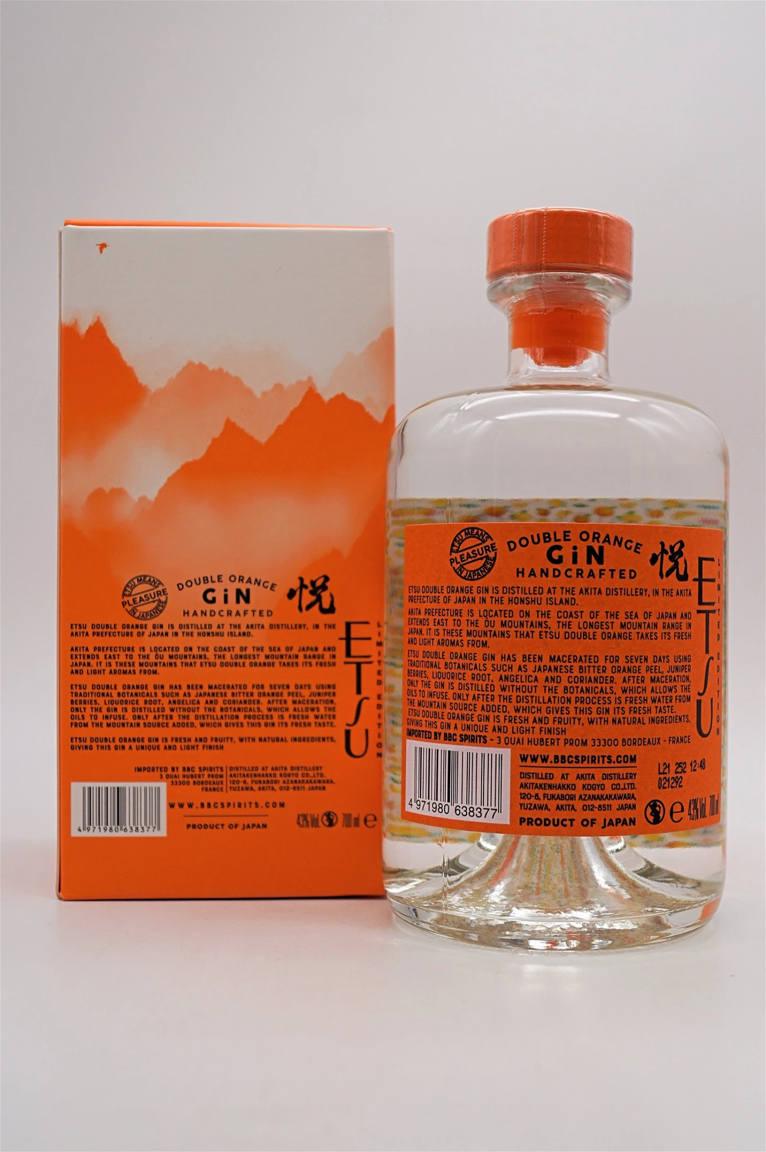 Etsu - Double Orange Gin 4 Etsu - Double Orange Gin - Image 2