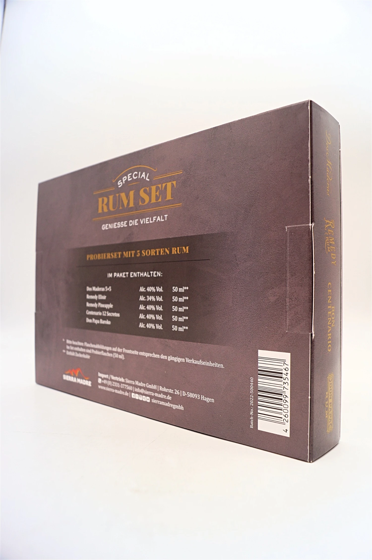 Sierra Madre - Premium Rum Set (5 X 50 Ml) 4 Sierra Madre - Premium Rum Set (5 X 50 Ml) - Image 2