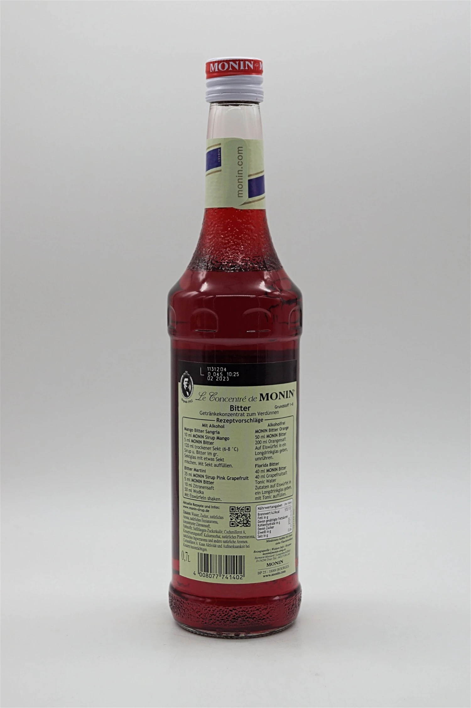 Monin - Bitter Aperitif Sirup 4 Monin - Bitter Aperitif Sirup - Image 2