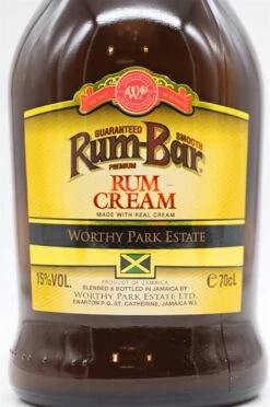 Worthy Park Estate - Rum-Bar Rum Cream 9 Worthy Park Estate - Rum-Bar Rum Cream -Der-Schnapsstodl dsc09426